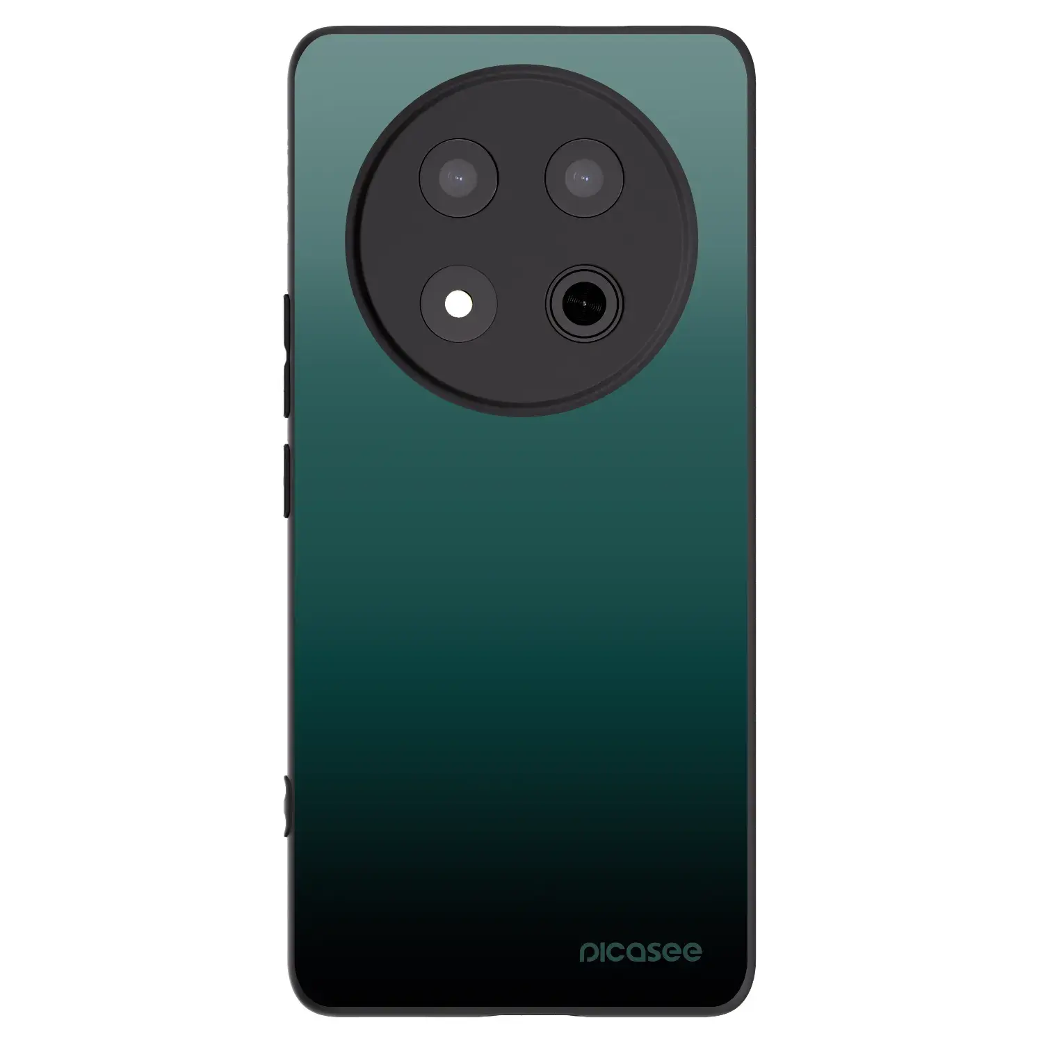 Silikonový černý obal pro Honor Magic7 Lite 5G - Verdant Fade