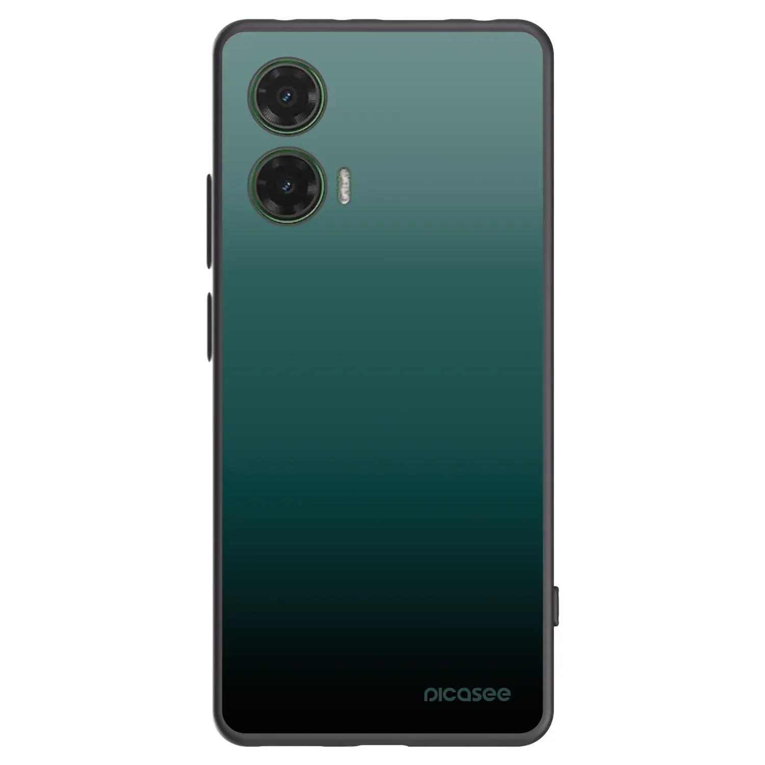 Silikonový černý obal pro Motorola Moto G35 5G - Verdant Fade