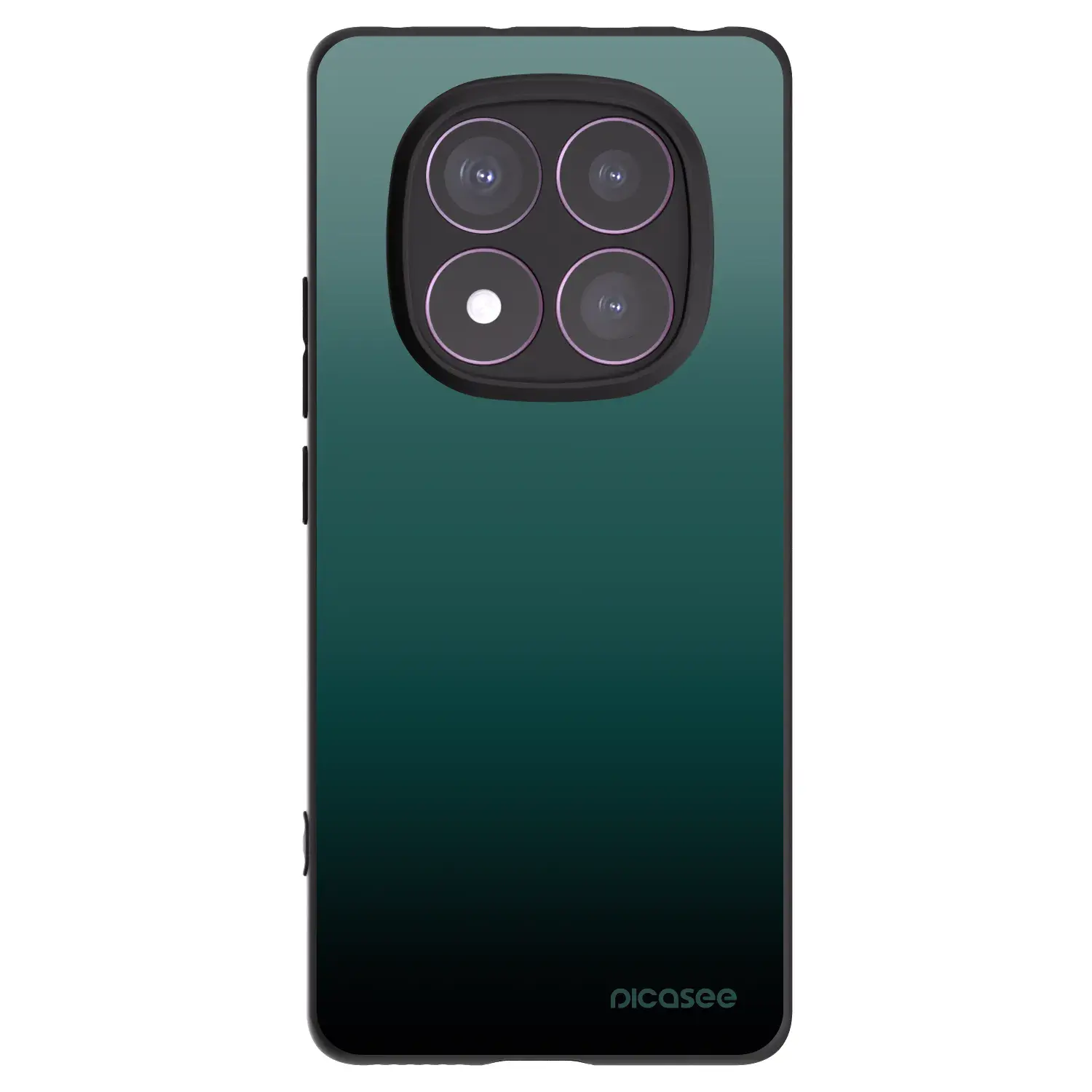 Silikonový černý obal pro Xiaomi Redmi Note 14 Pro 4G - Verdant Fade