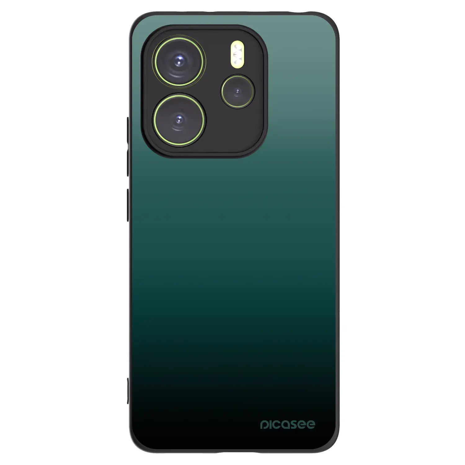Silikonový černý obal pro Xiaomi Redmi Note 14 4G - Verdant Fade
