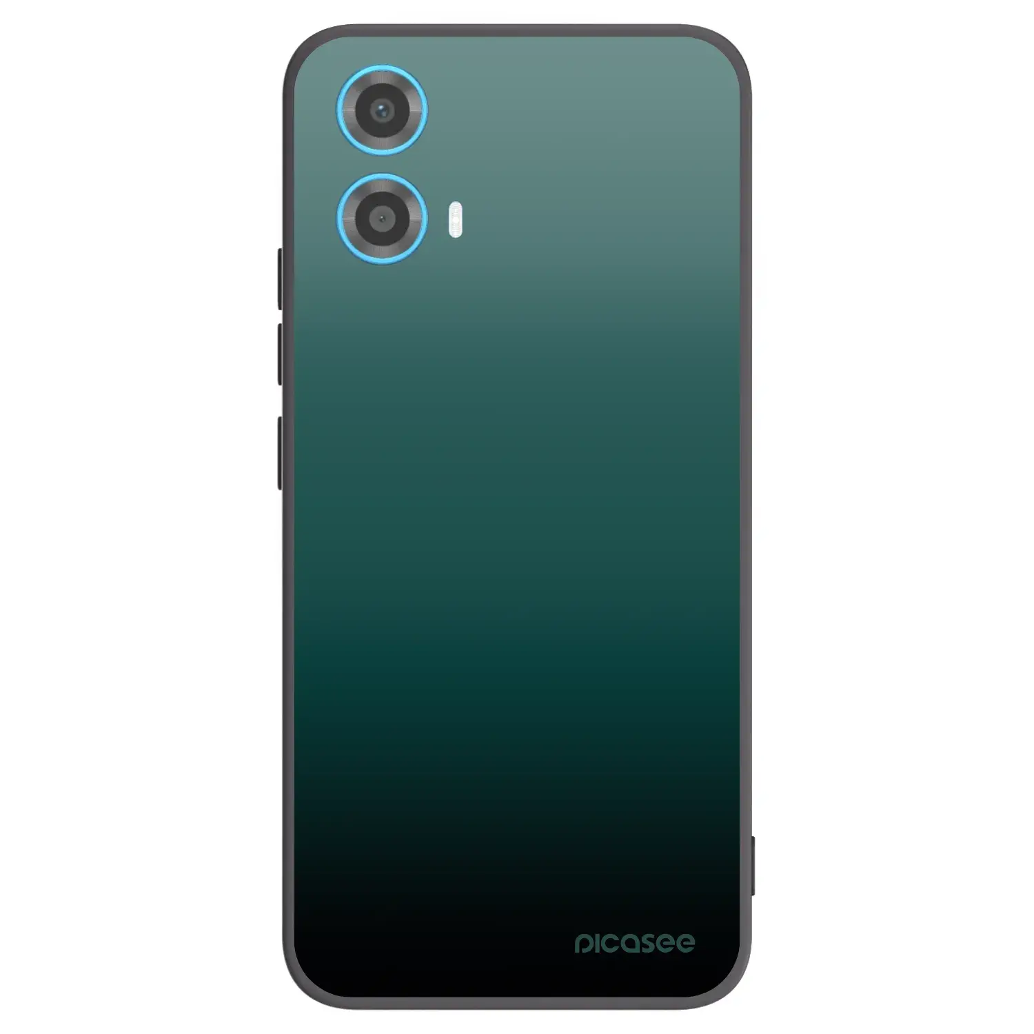 Silikonový černý obal pro Motorola Moto G34 5G - Verdant Fade