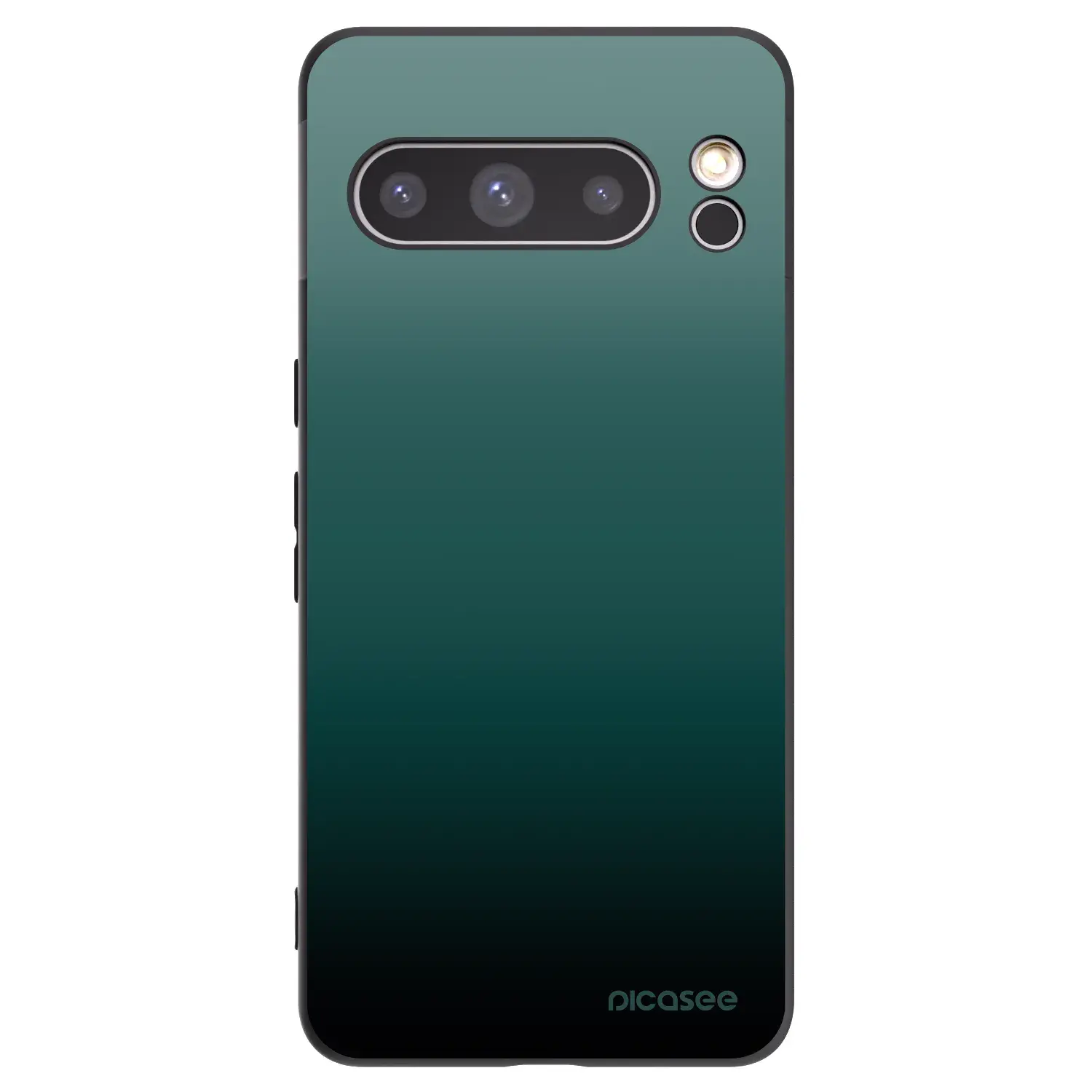 Silikonový černý obal pro Google Pixel 8 Pro - Verdant Fade