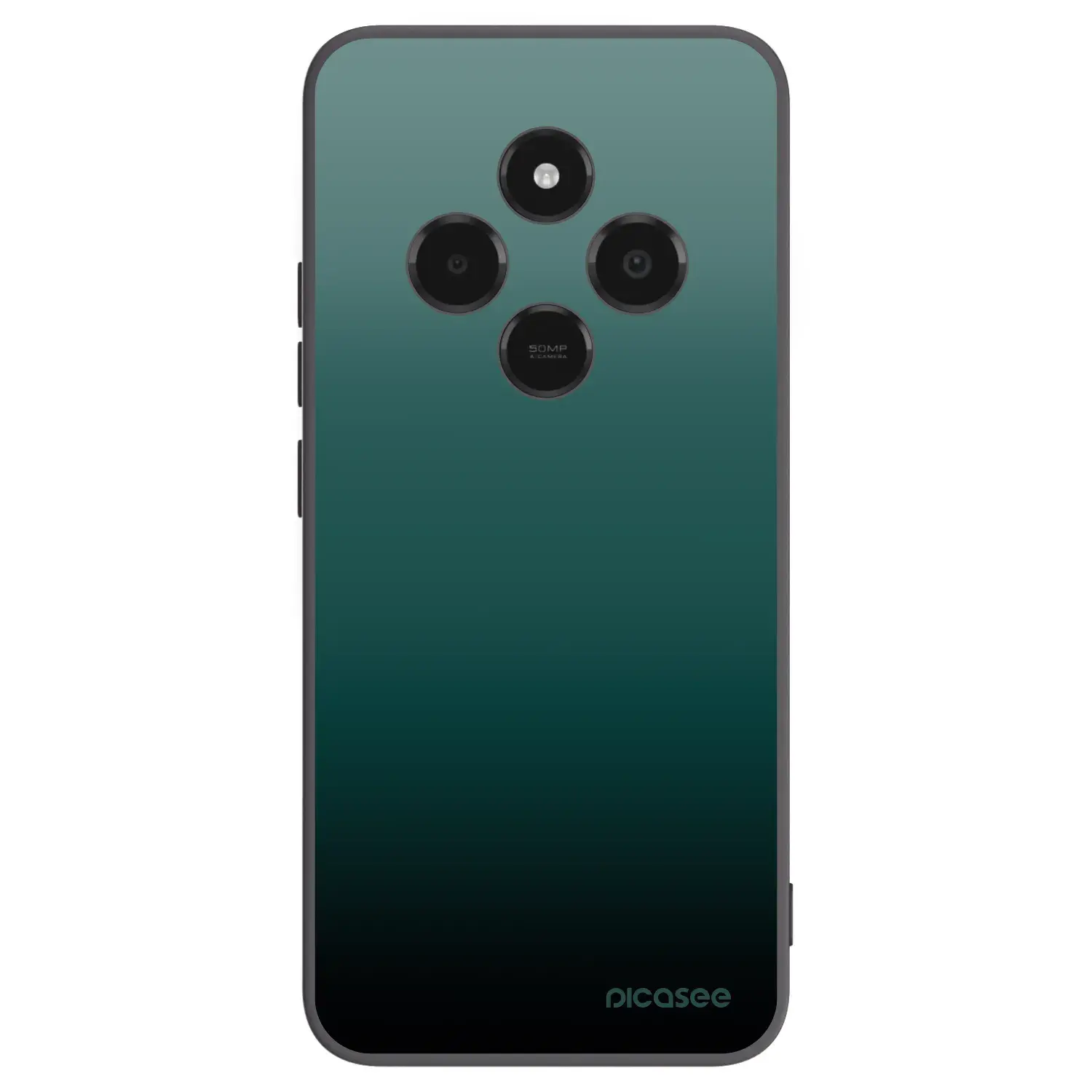 Silikonový černý obal pro Xiaomi Poco C75 - Verdant Fade