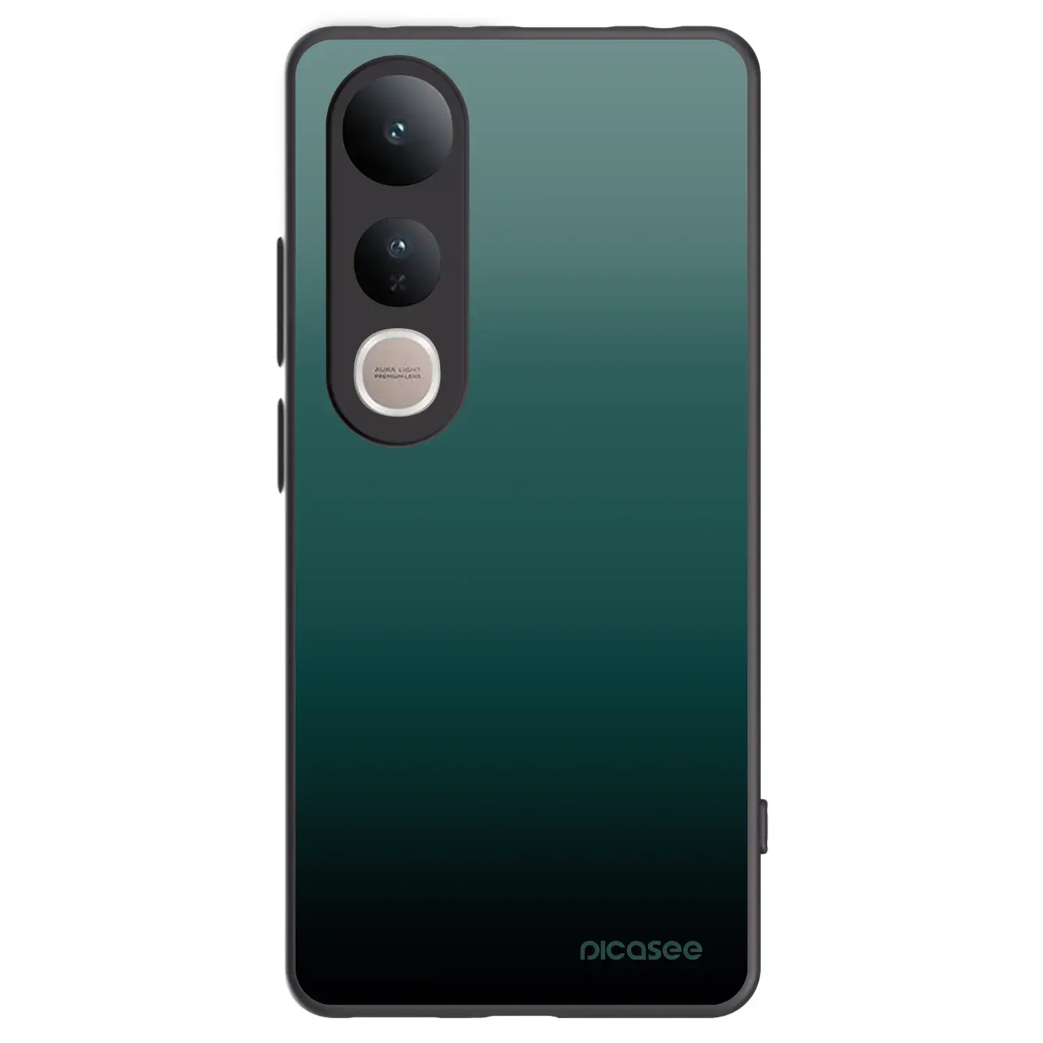 Silikonový černý obal pro Vivo V50 Lite 5G - Verdant Fade