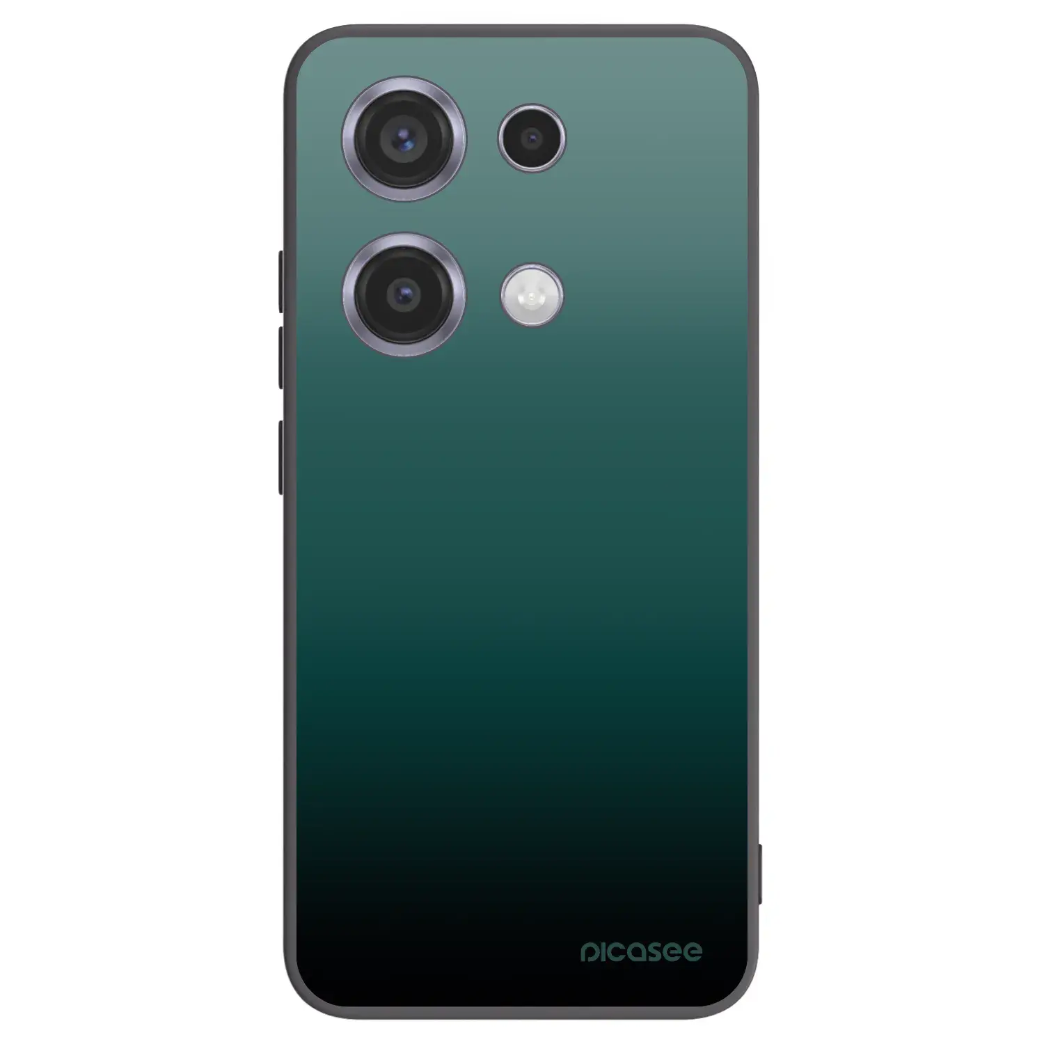 Silikonový černý obal pro Xiaomi Redmi Note 14S - Verdant Fade