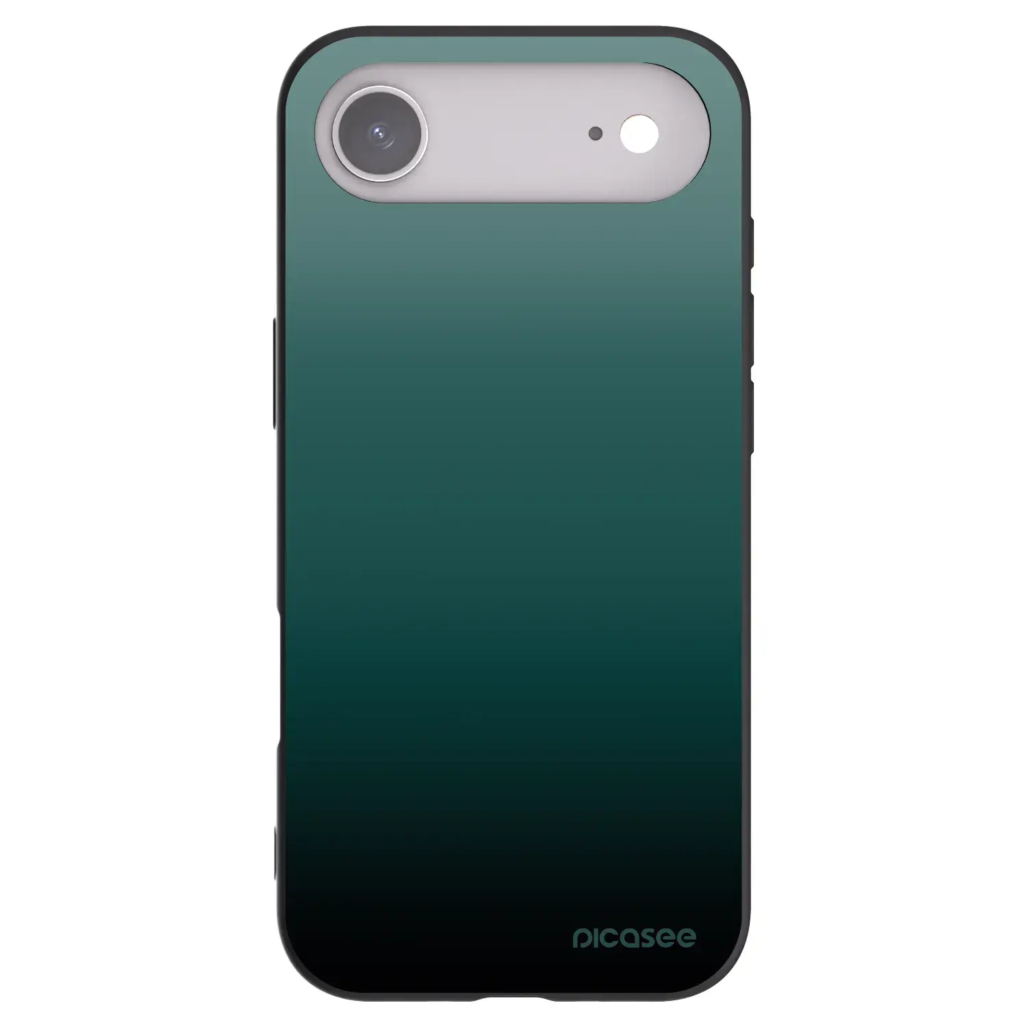 Silikonový černý obal pro Apple iPhone Air - Verdant Fade