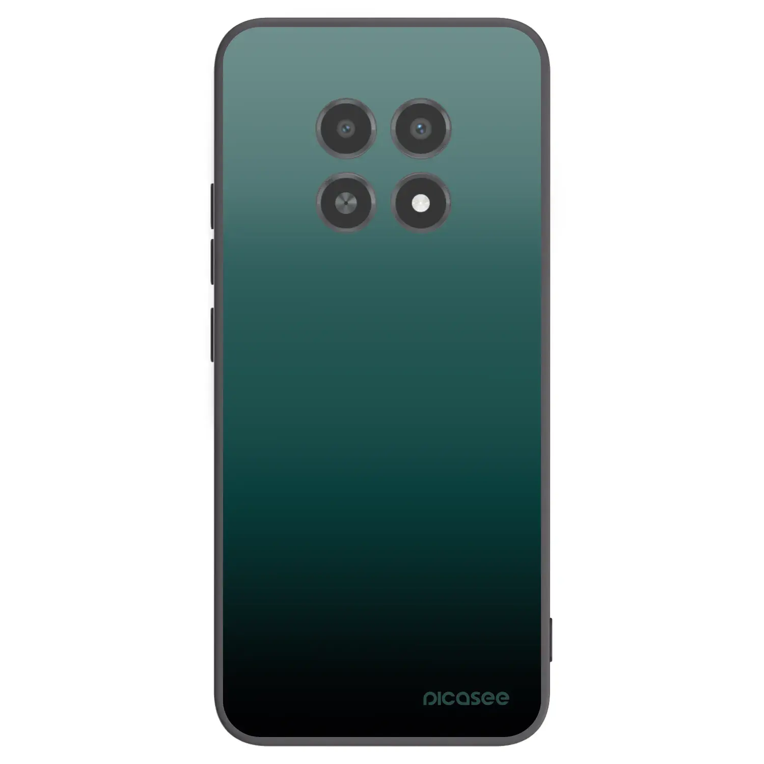 Silikonový černý obal pro Realme 12X - Verdant Fade