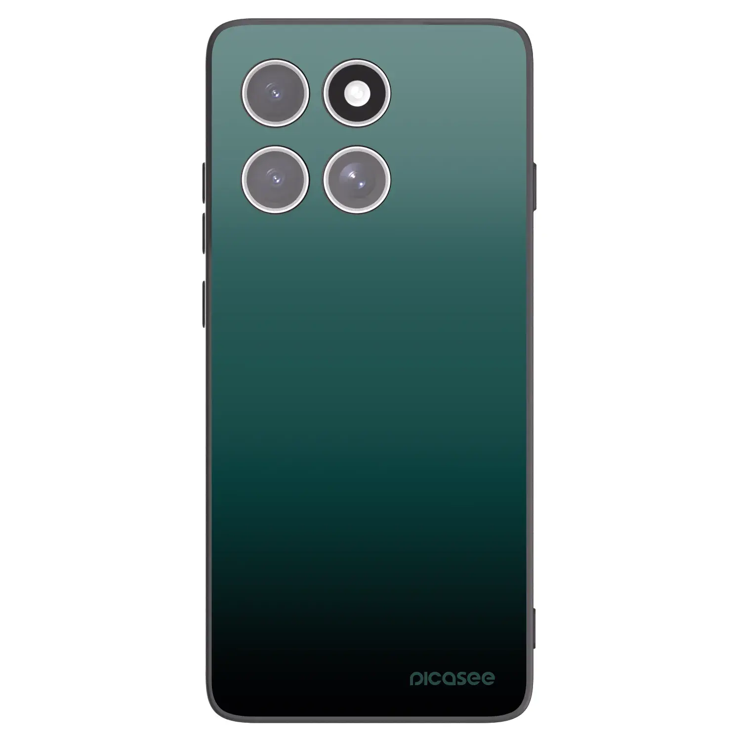 Silikonový černý obal pro Motorola Edge 60 Pro - Verdant Fade