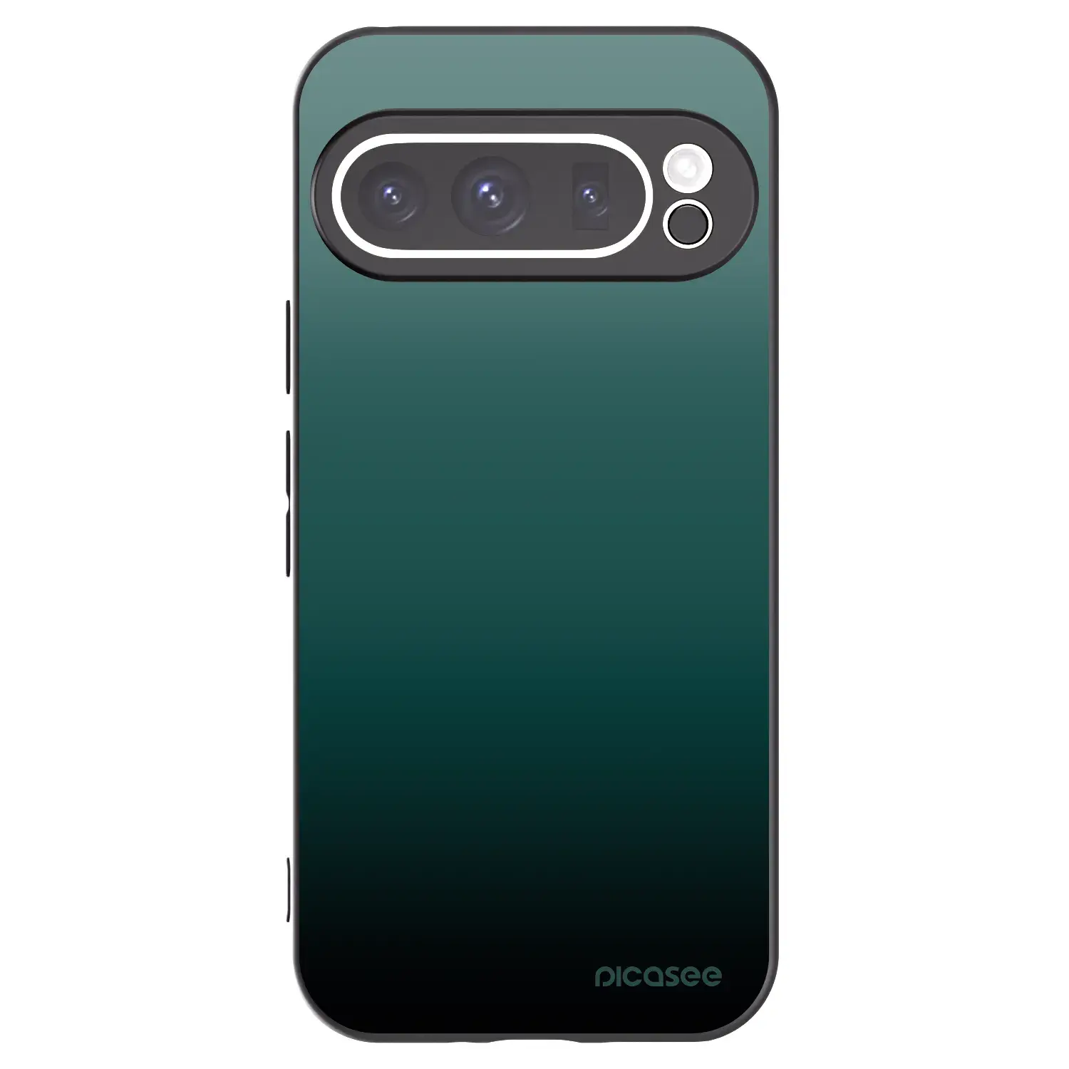 Silikonový černý obal pro Google Pixel 9 Pro XL - Verdant Fade