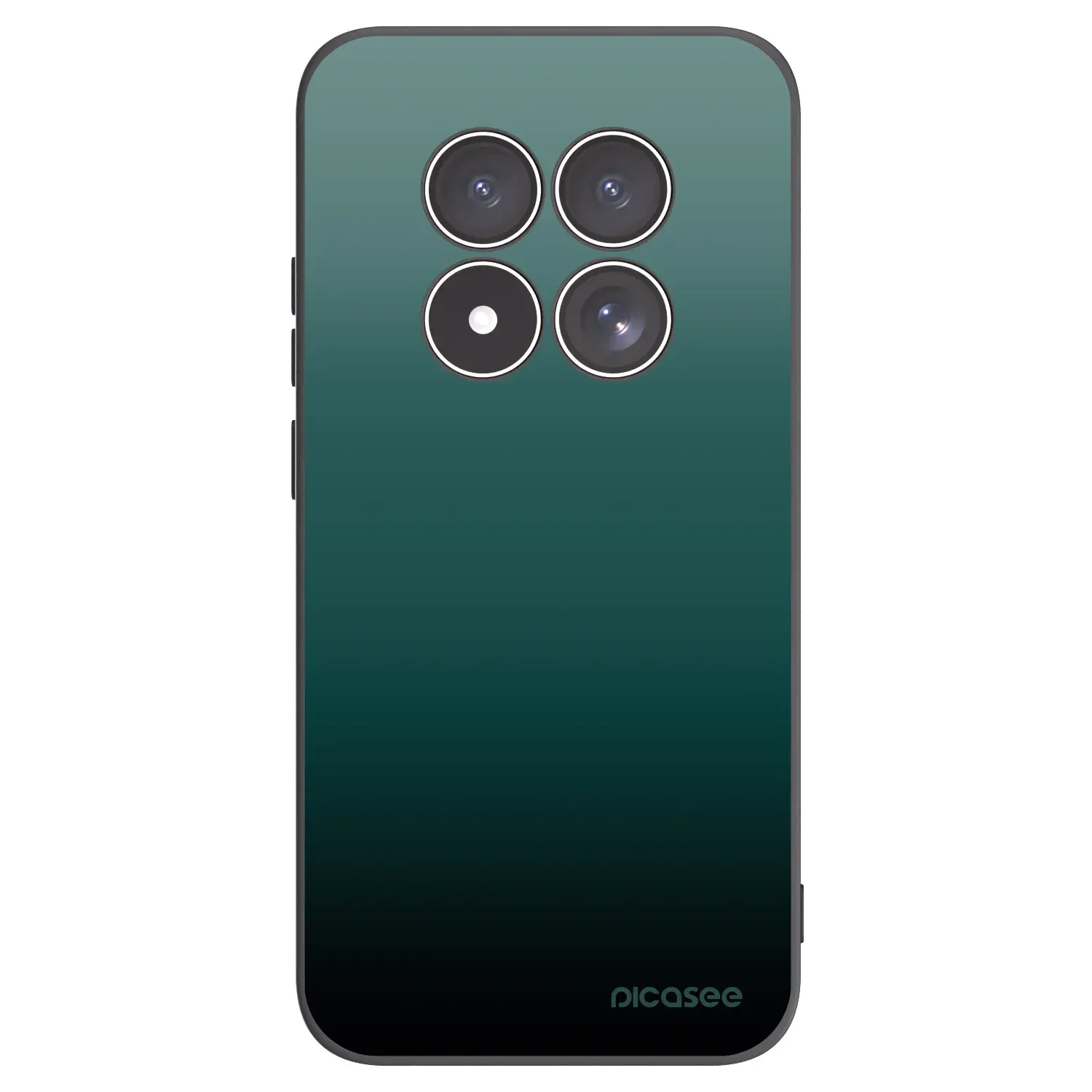 Silikonový černý obal pro Xiaomi Redmi Note 15 Pro 4G - Verdant Fade