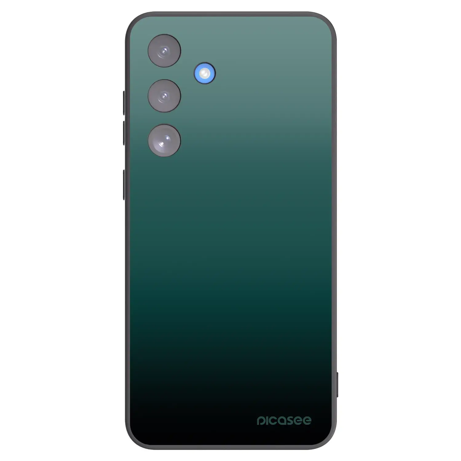 Silikonový černý obal pro Samsung Galaxy S25 FE 5G - Verdant Fade