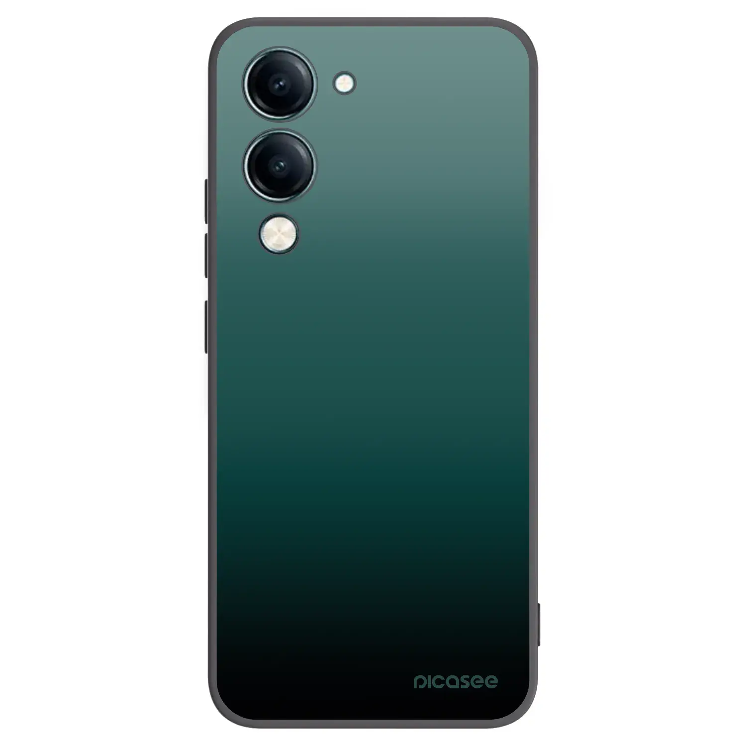Silikonový černý obal pro Vivo Y29s 5G - Verdant Fade