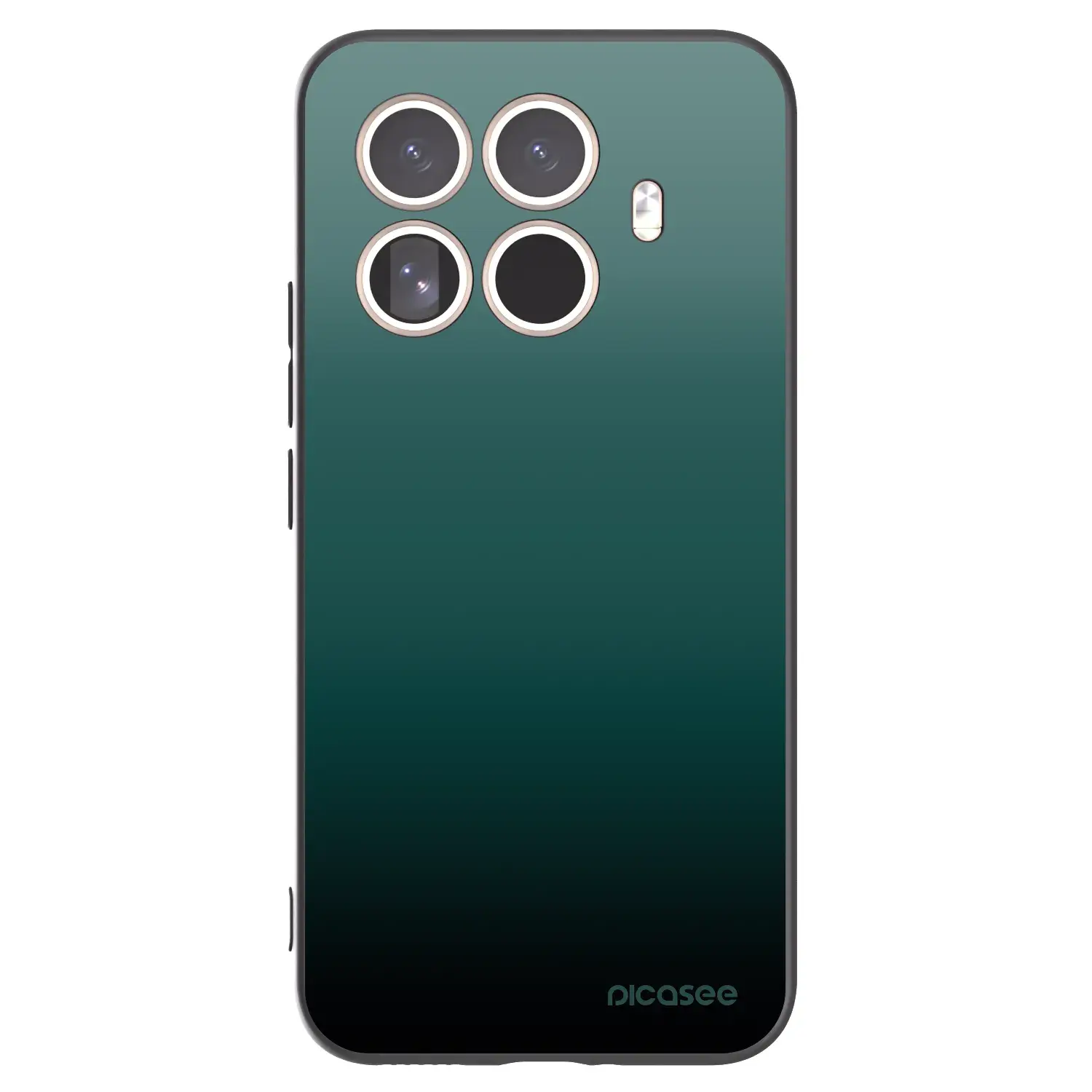 Silikonový černý obal pro Xiaomi 15T Pro - Verdant Fade