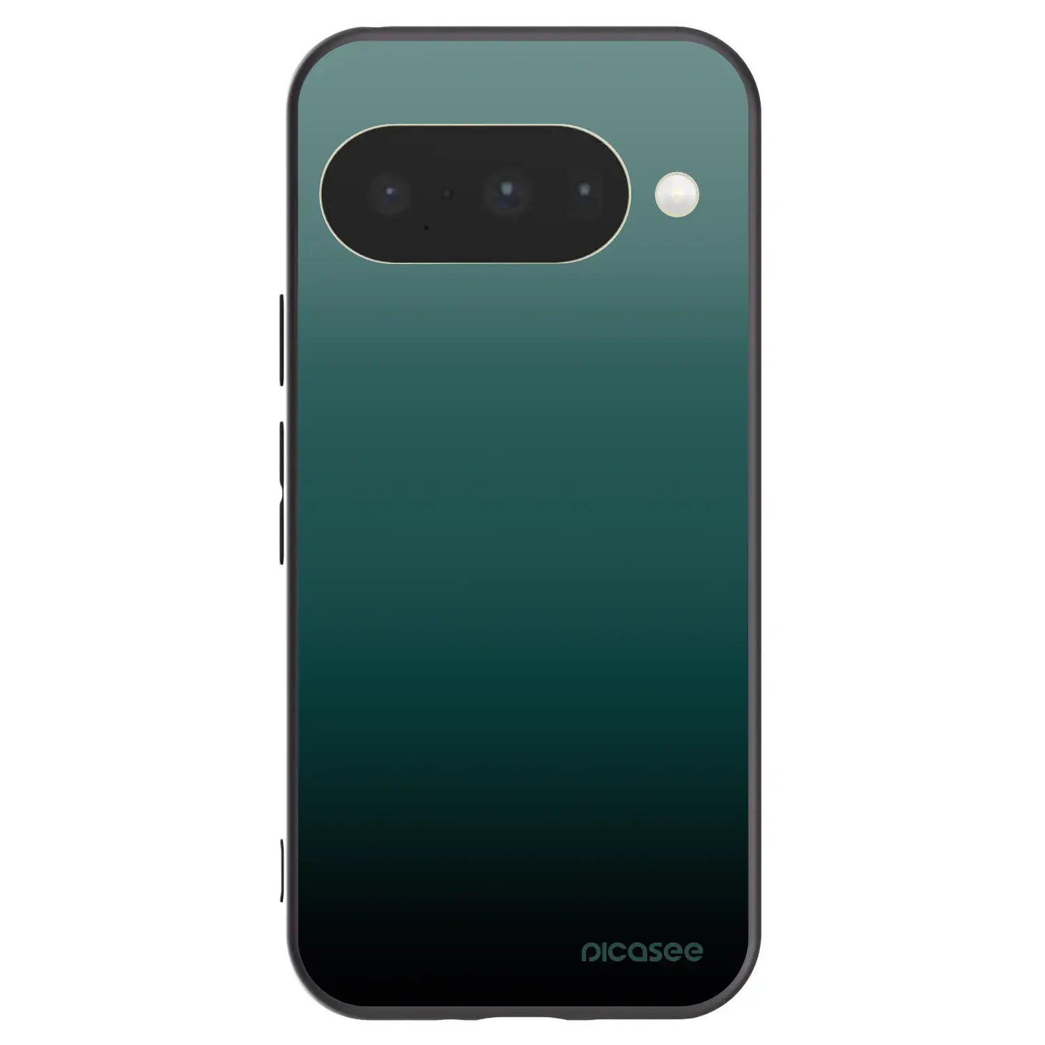 Silikonový černý obal pro Google Pixel 10 - Verdant Fade