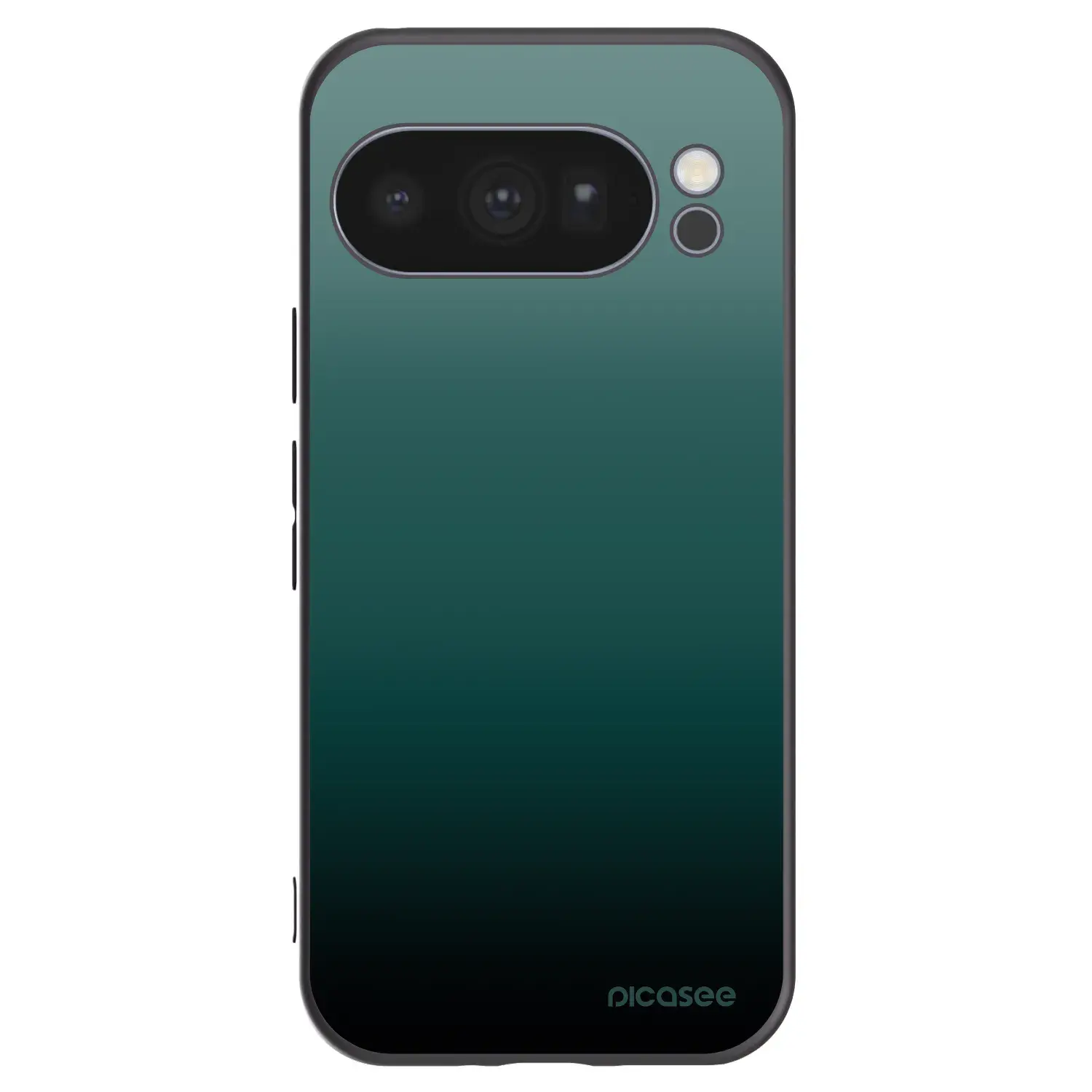 Silikonový černý obal pro Google Pixel 10 Pro - Verdant Fade