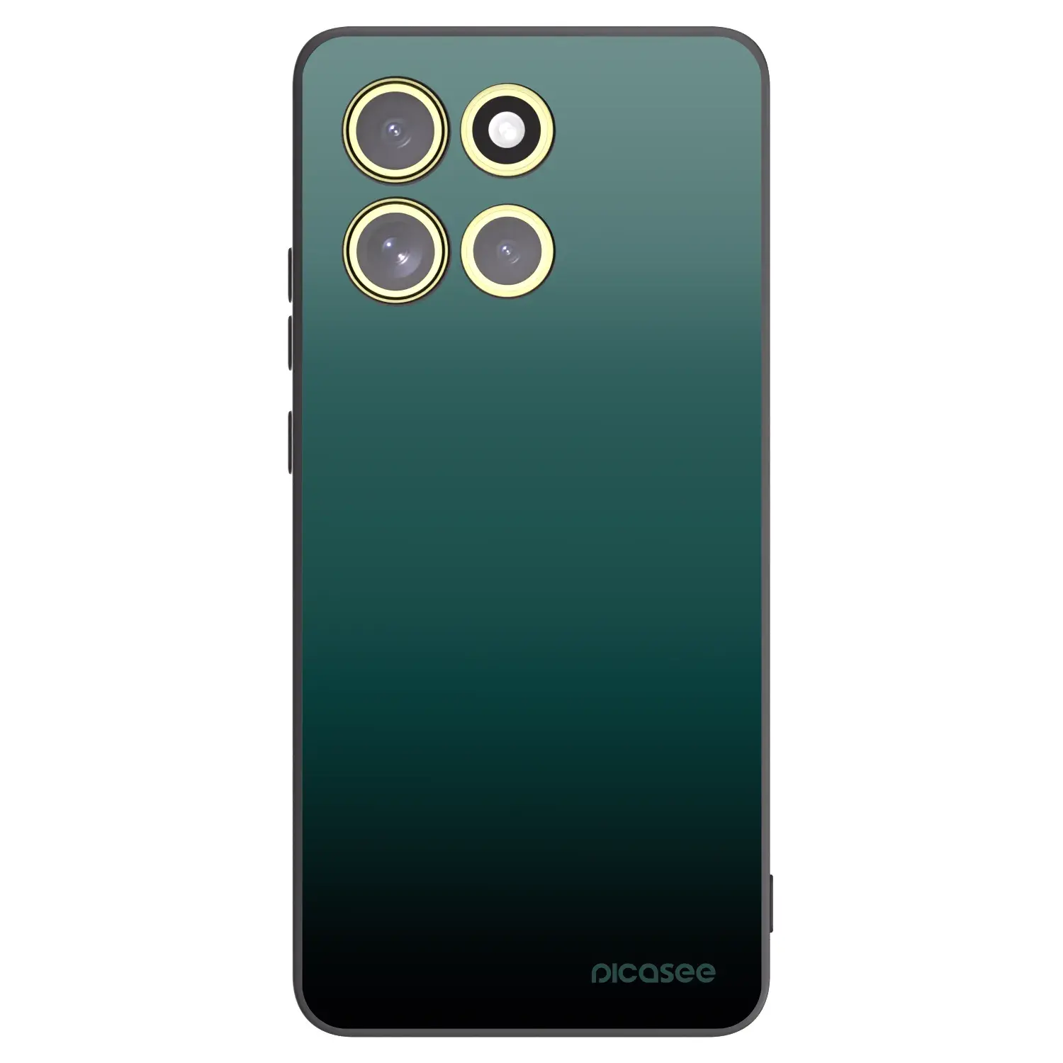 Silikonový černý obal pro Motorola Moto G86 Power 5G - Verdant Fade