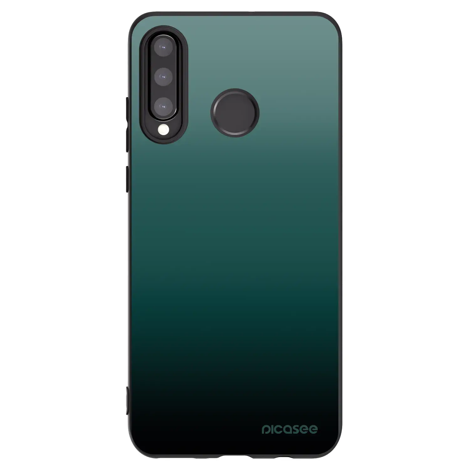 Silikonový černý obal pro Huawei P30 Lite - Verdant Fade