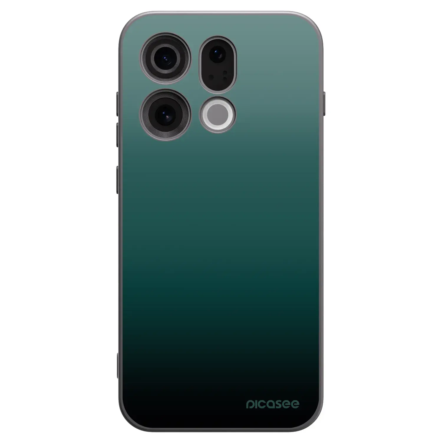 Silikonový černý obal pro OPPO Find X9 - Verdant Fade