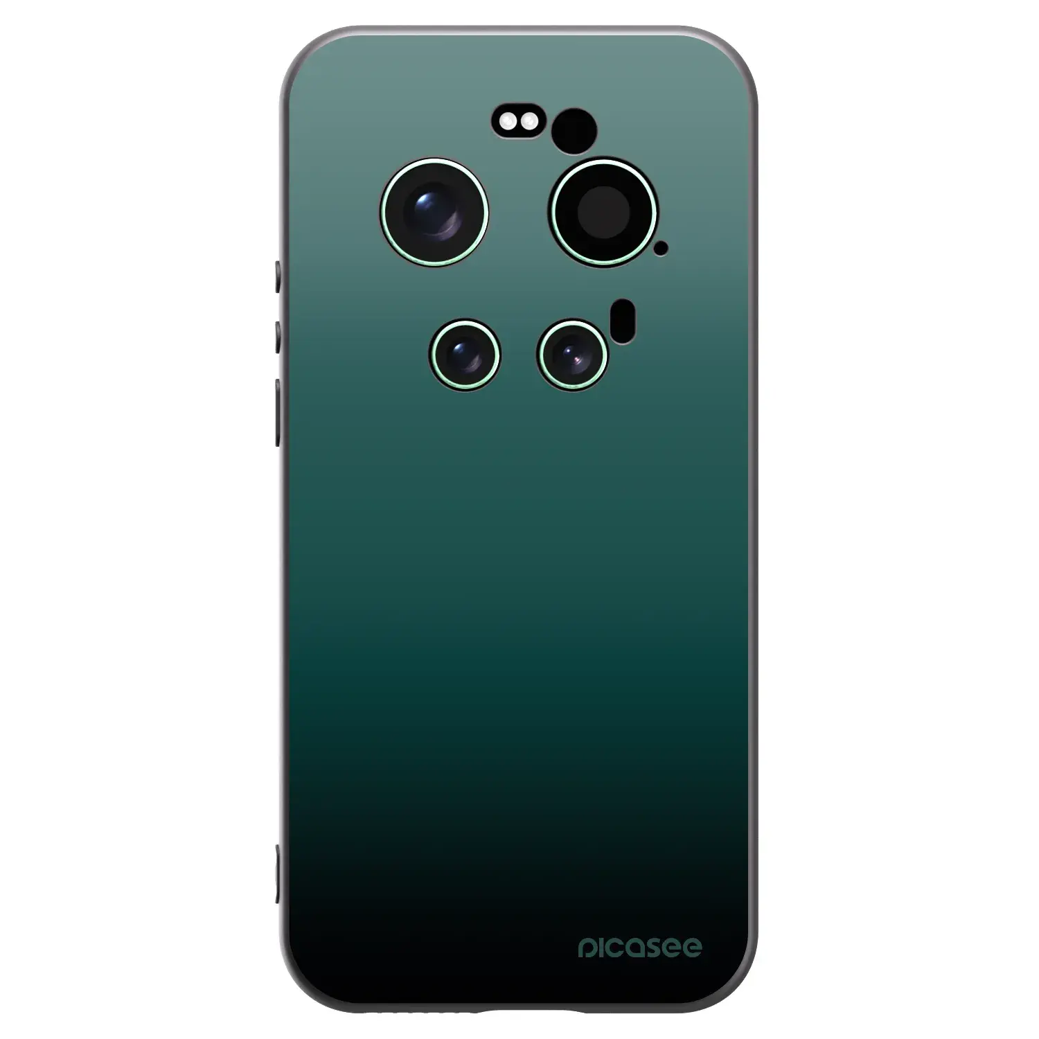 Silikonový černý obal pro Xiaomi 17 Ultra - Verdant Fade