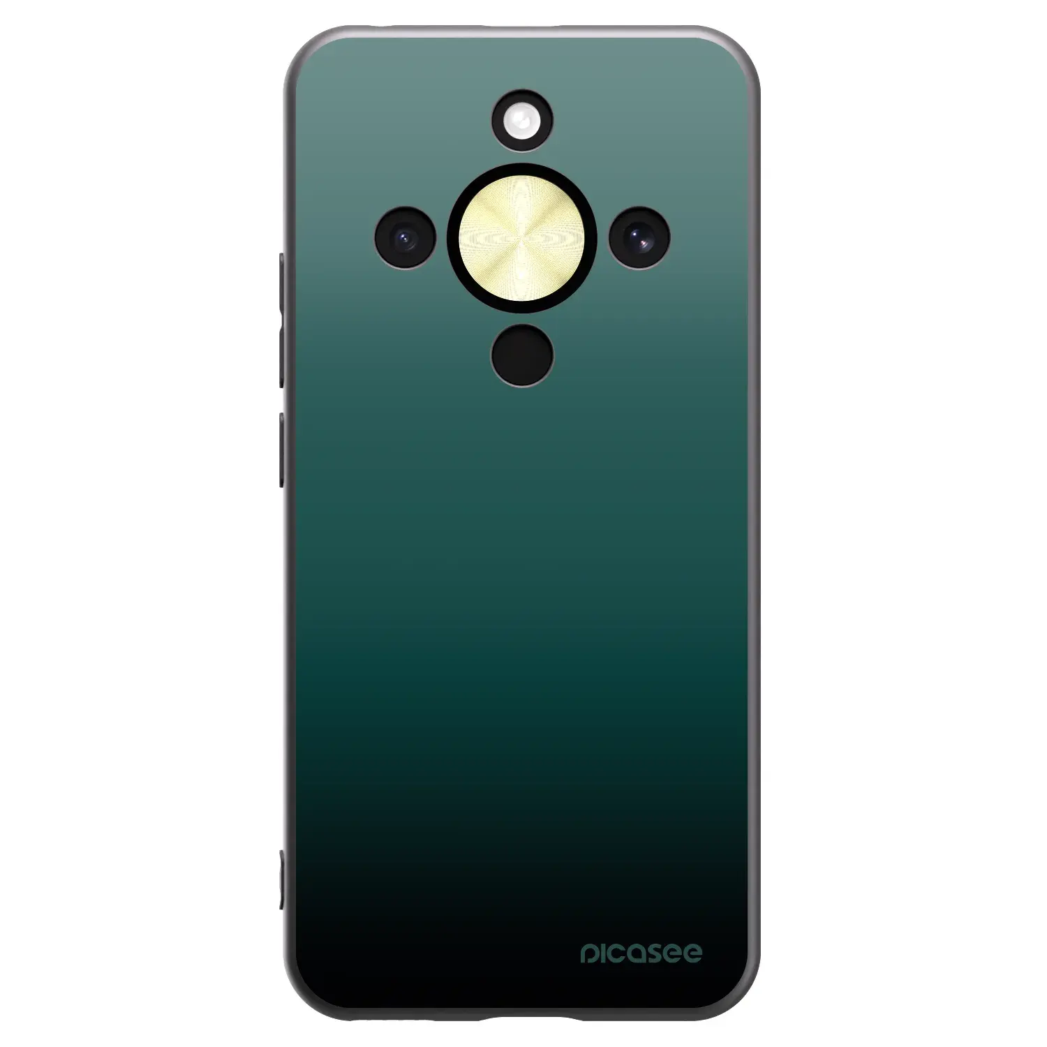 Silikonový černý obal pro Honor Magic8 Lite 5G - Verdant Fade