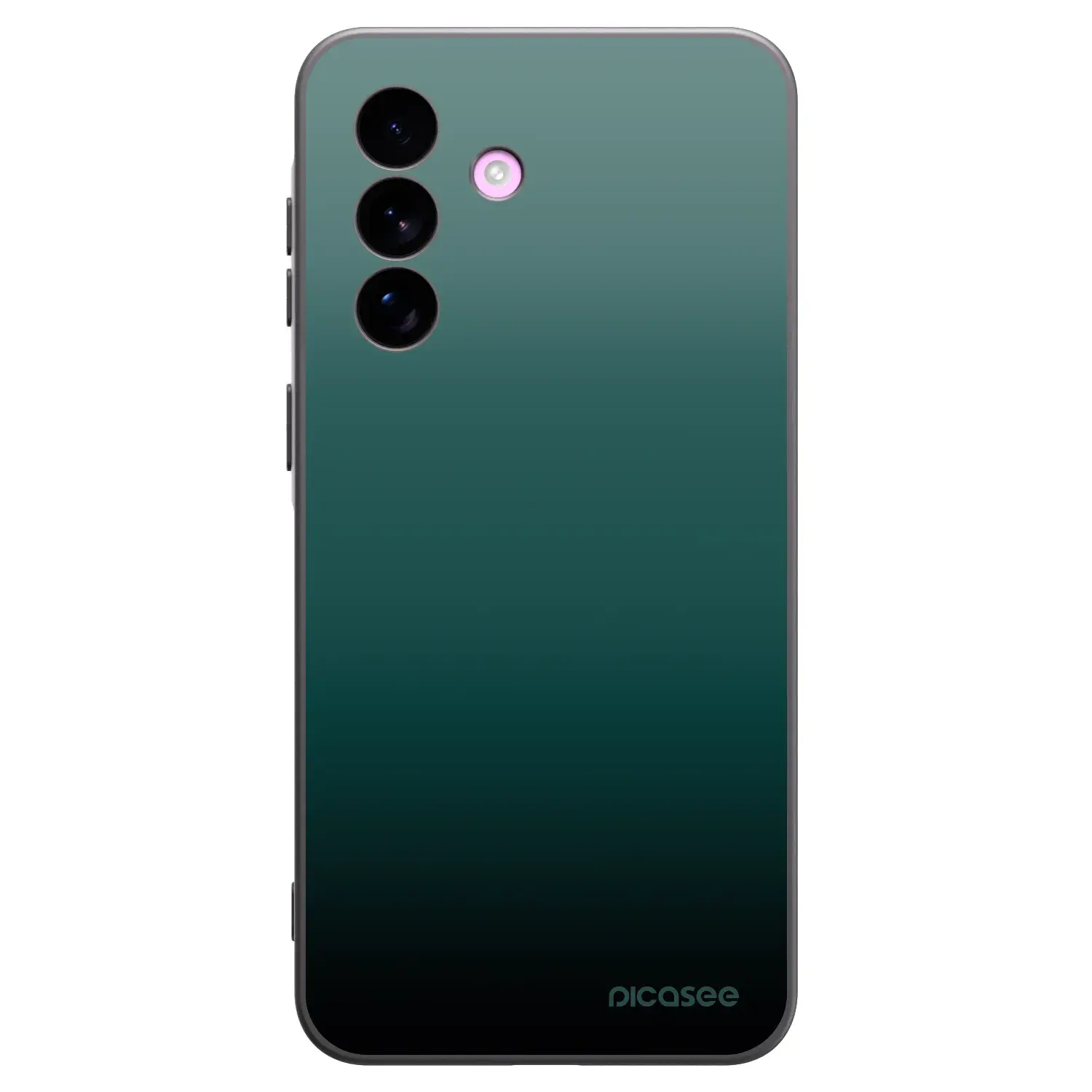 Silikonový černý obal pro Samsung Galaxy A57 5G - Verdant Fade