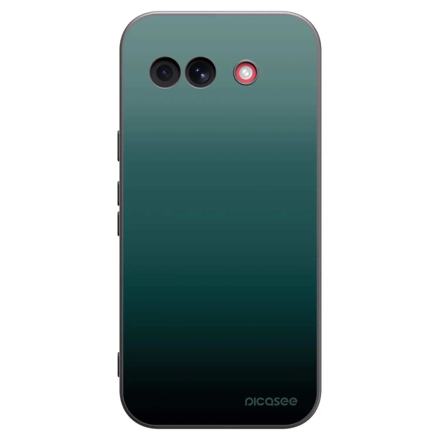 Silikonový černý obal pro Google Pixel 10a - Verdant Fade