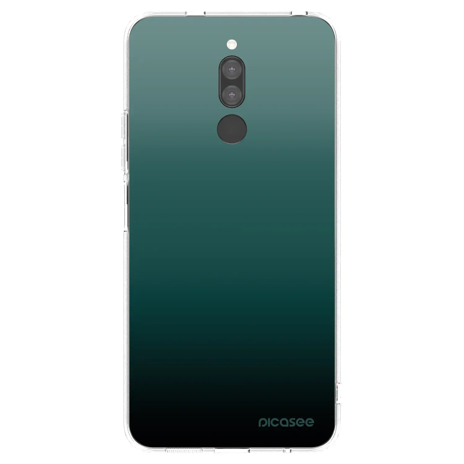 Silikonový průhledný obal pro Xiaomi Redmi 8 - Verdant Fade