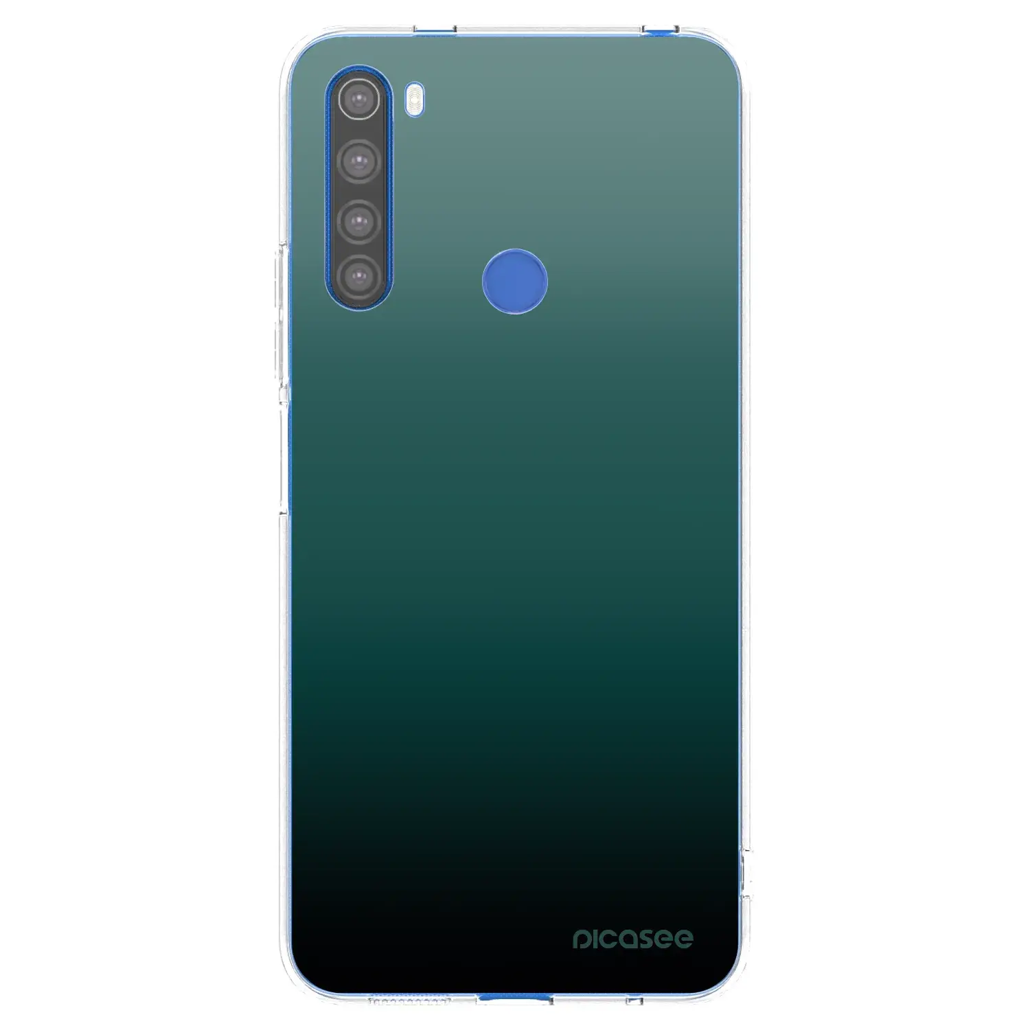Silikonový průhledný obal pro Xiaomi Redmi Note 8T - Verdant Fade