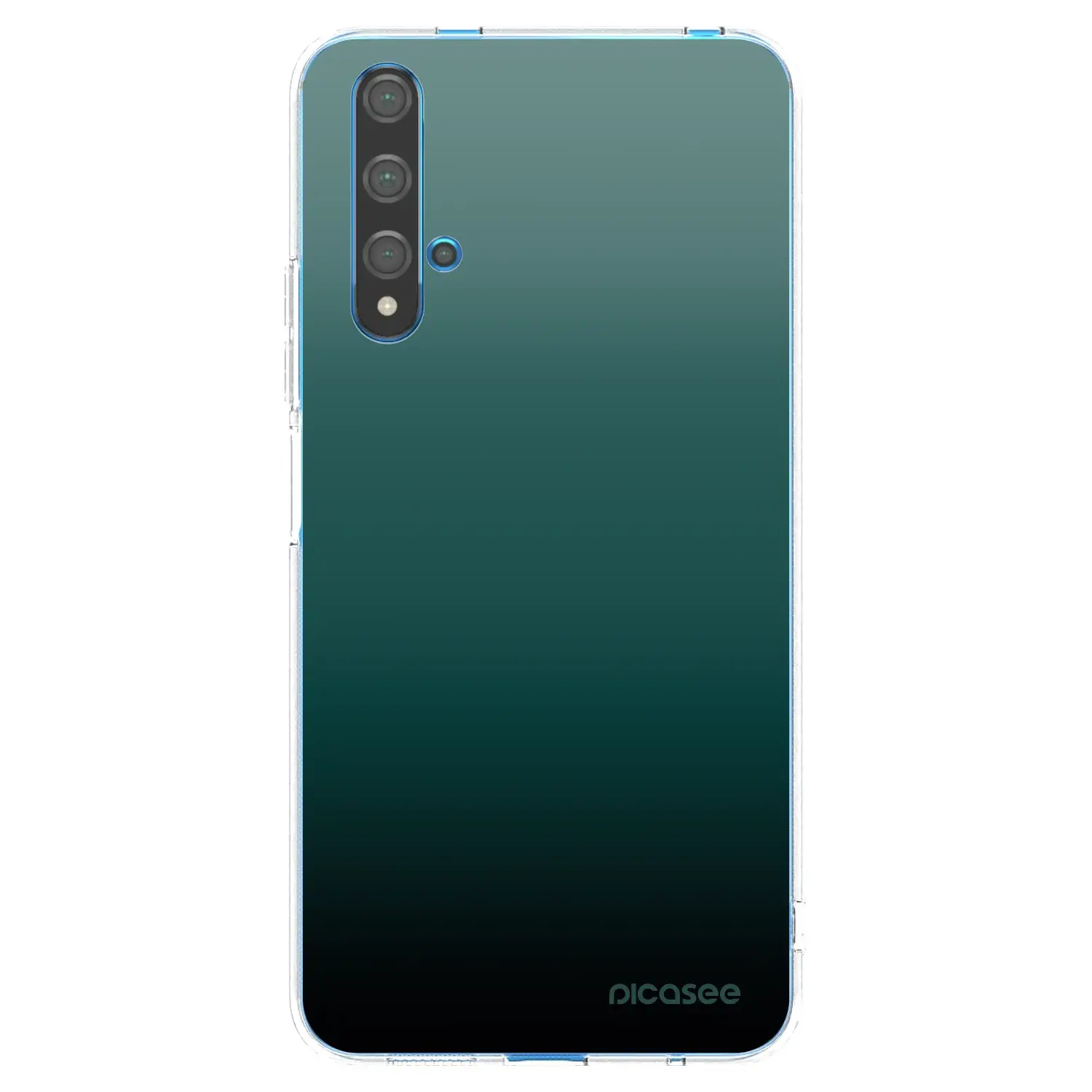 Silikonový průhledný obal pro Huawei Nova 5T - Verdant Fade