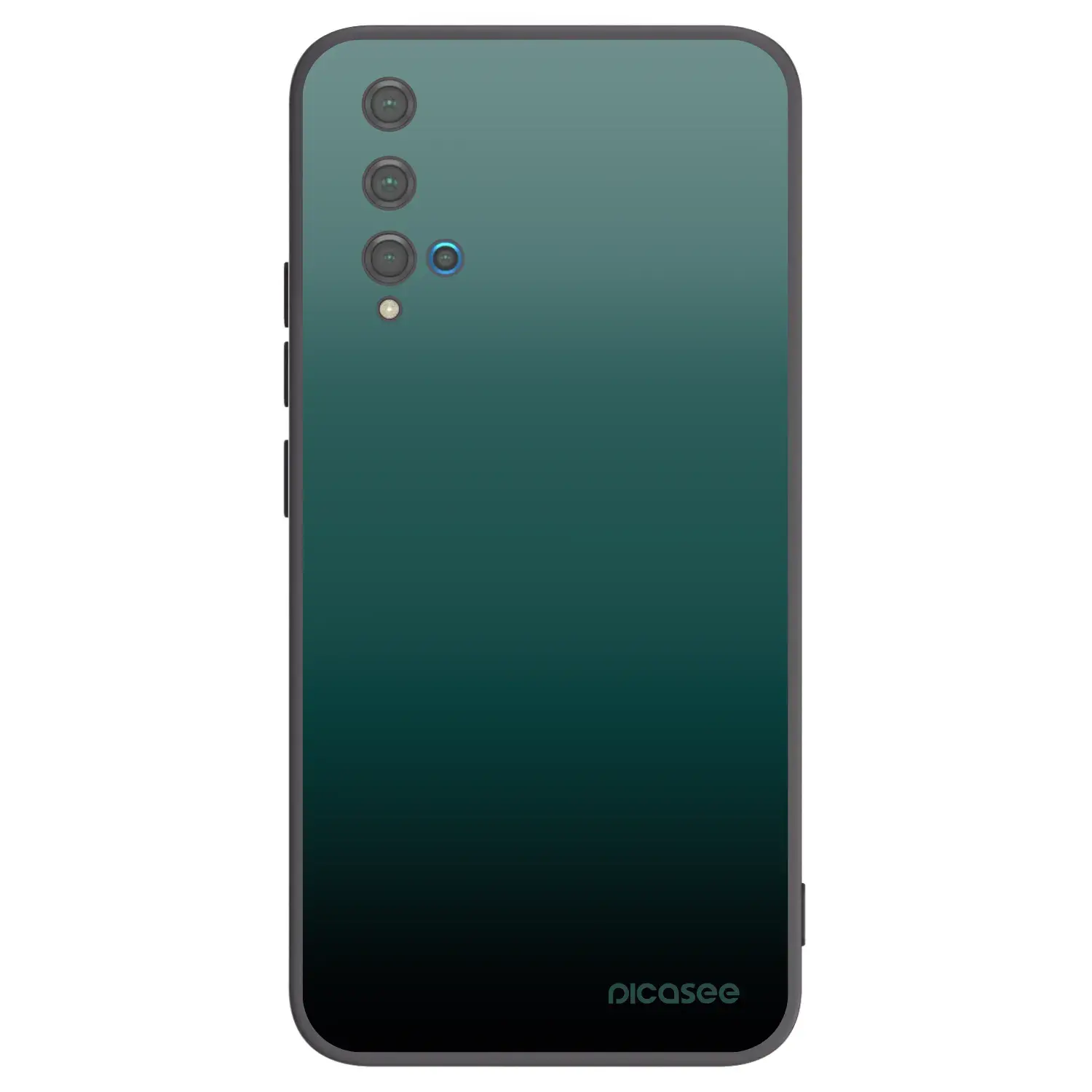 Silikonový černý obal pro Huawei Nova 5T - Verdant Fade