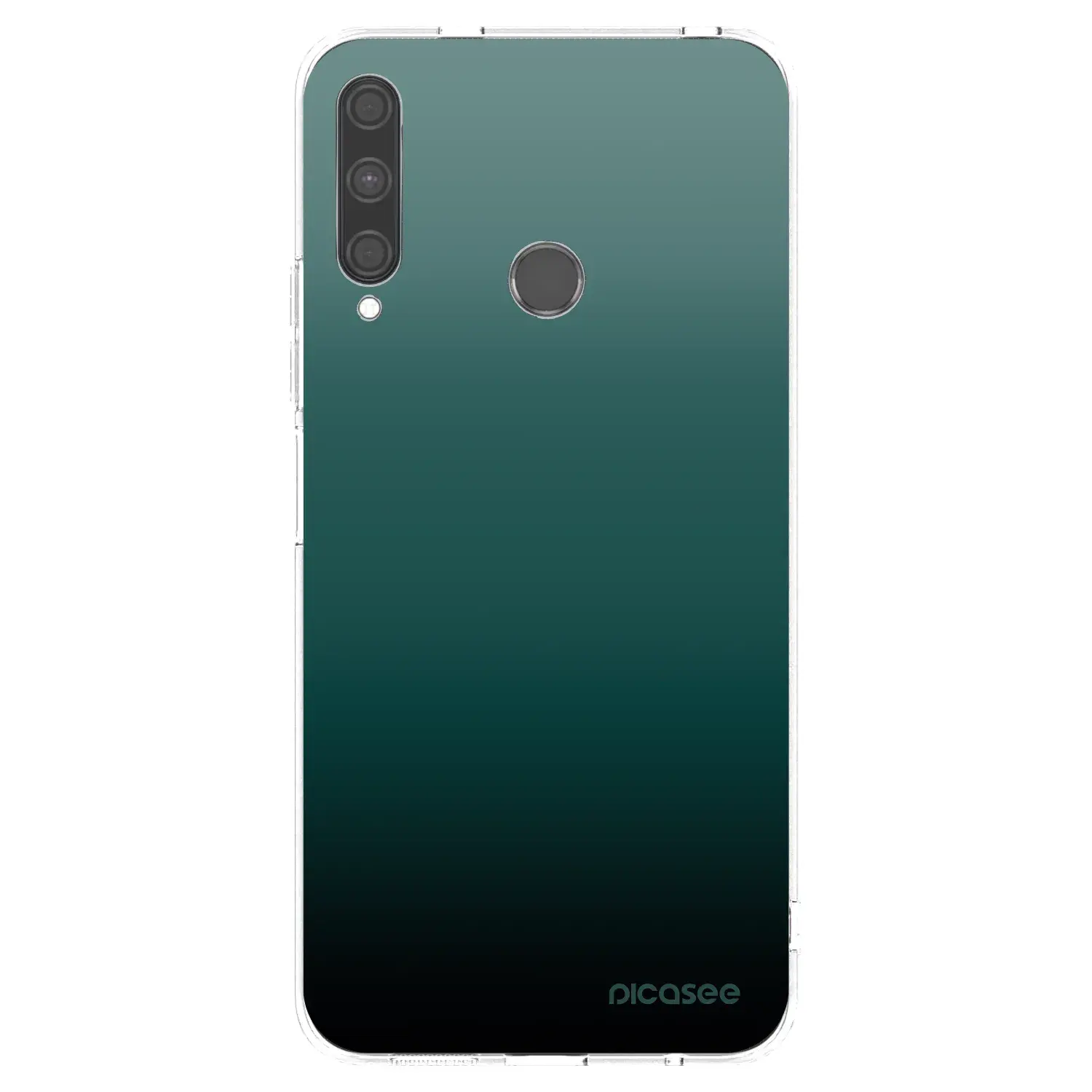 Silikonový průhledný obal pro Huawei P40 Lite E - Verdant Fade