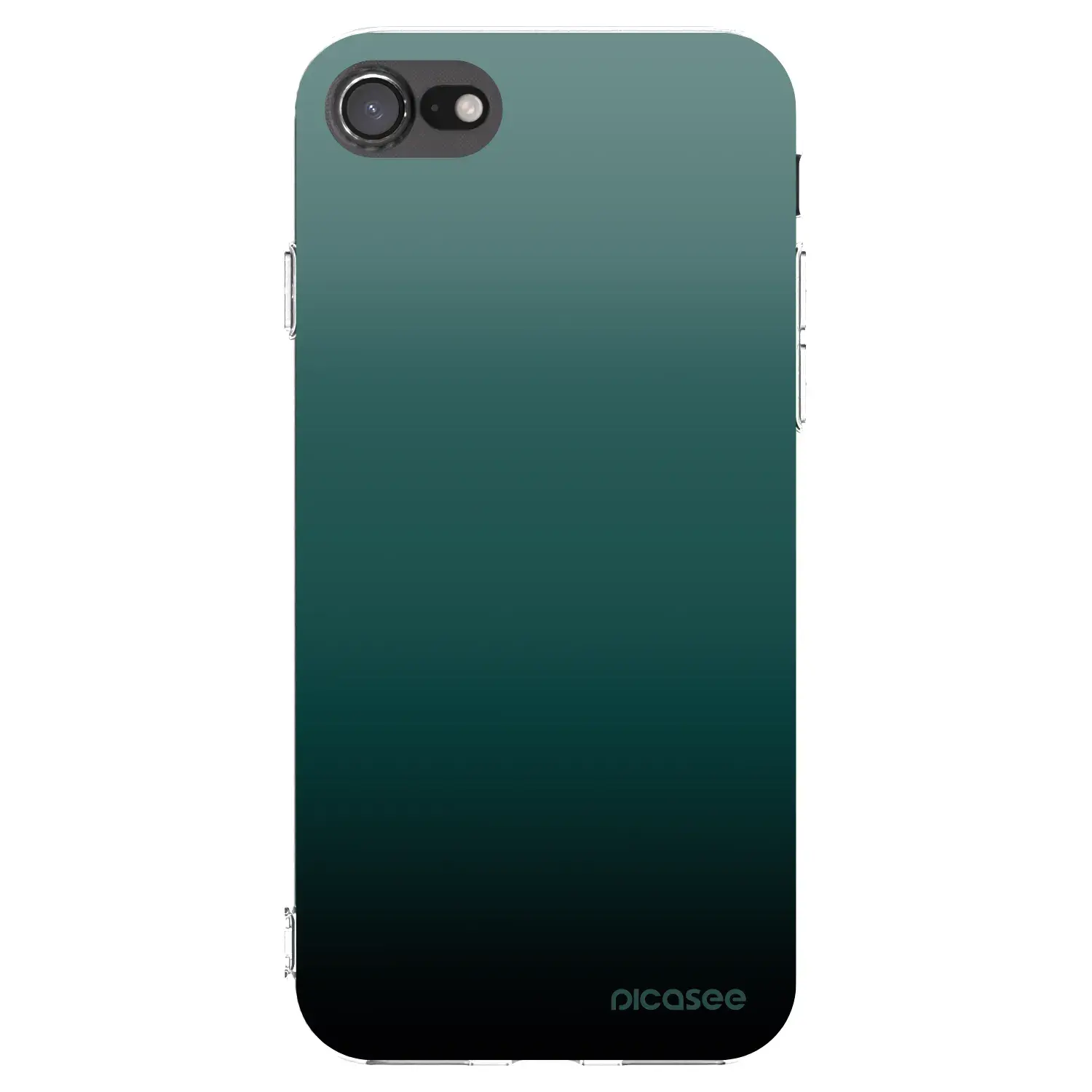 Silikonový průhledný obal pro Apple iPhone SE 2020 - Verdant Fade