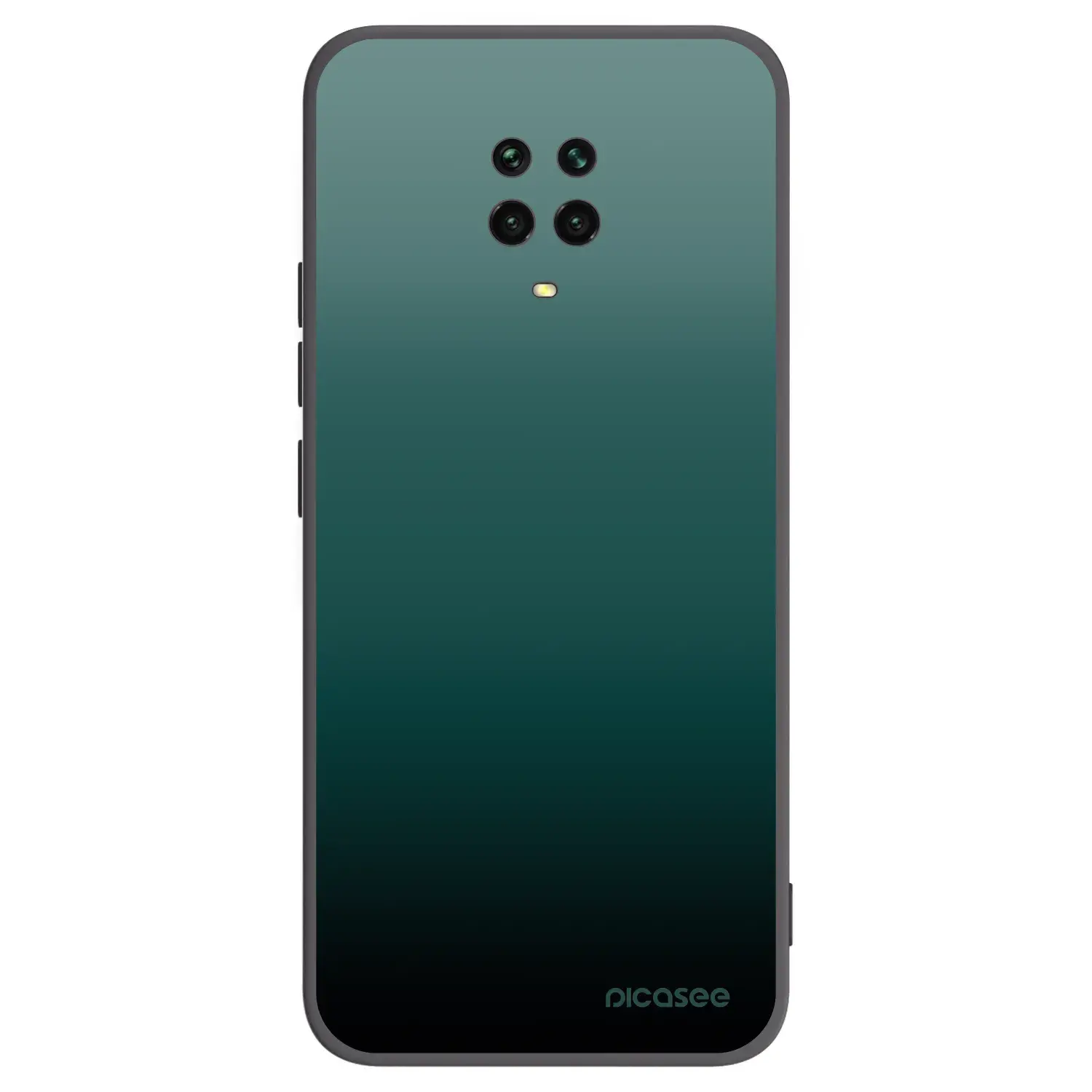 Silikonový černý obal pro Xiaomi Redmi Note 9 Pro - Verdant Fade