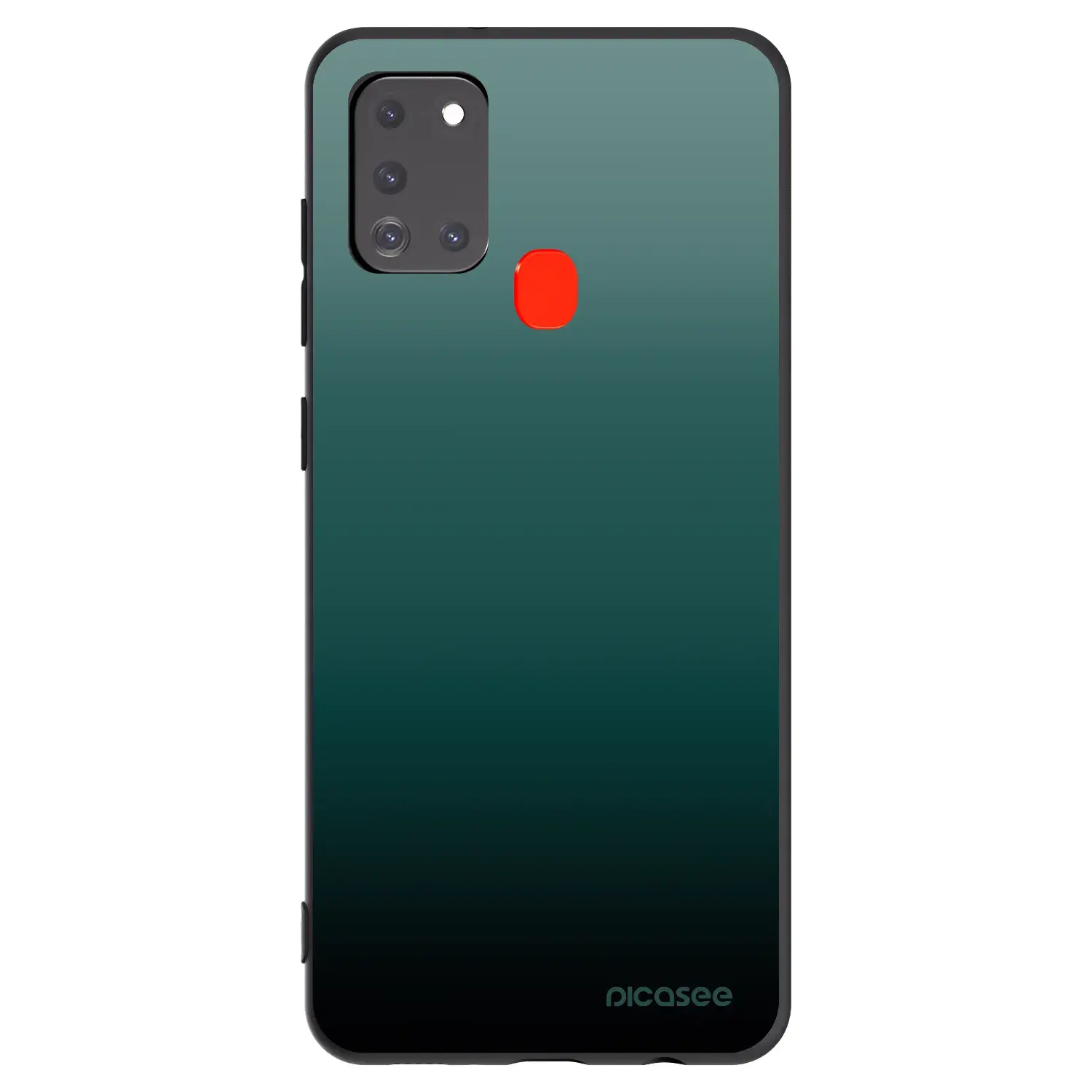 Silikonový černý obal pro Samsung Galaxy A21s - Verdant Fade