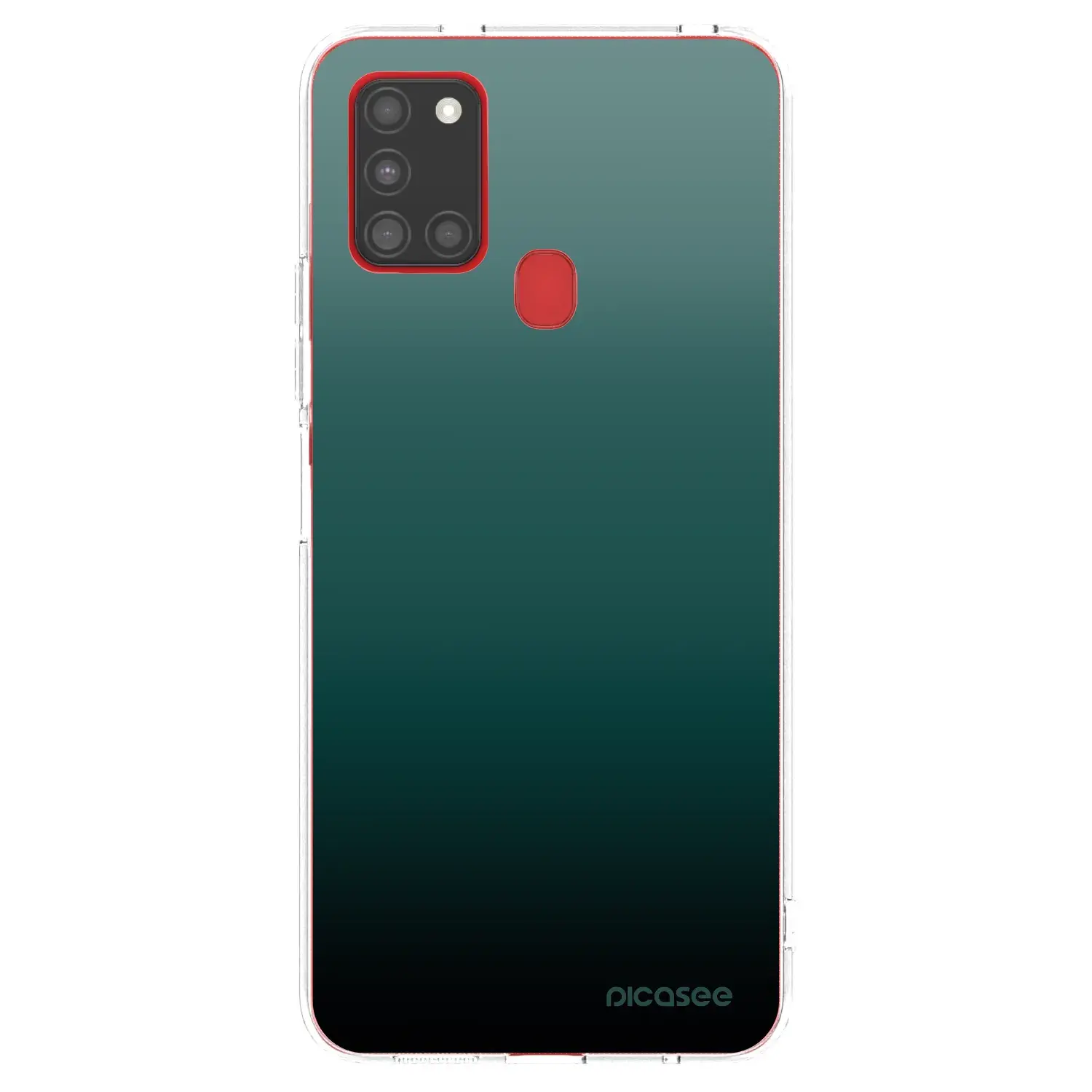 Silikonový průhledný obal pro Samsung Galaxy A21s - Verdant Fade