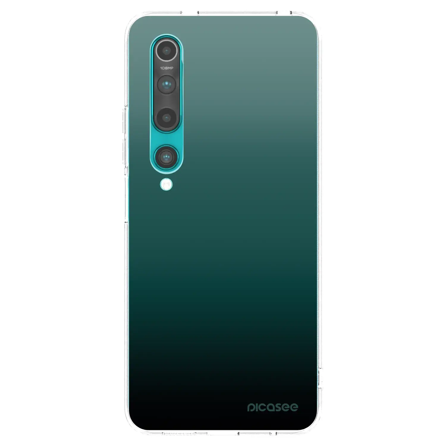 Silikonový průhledný obal pro Xiaomi Mi 10 - Verdant Fade