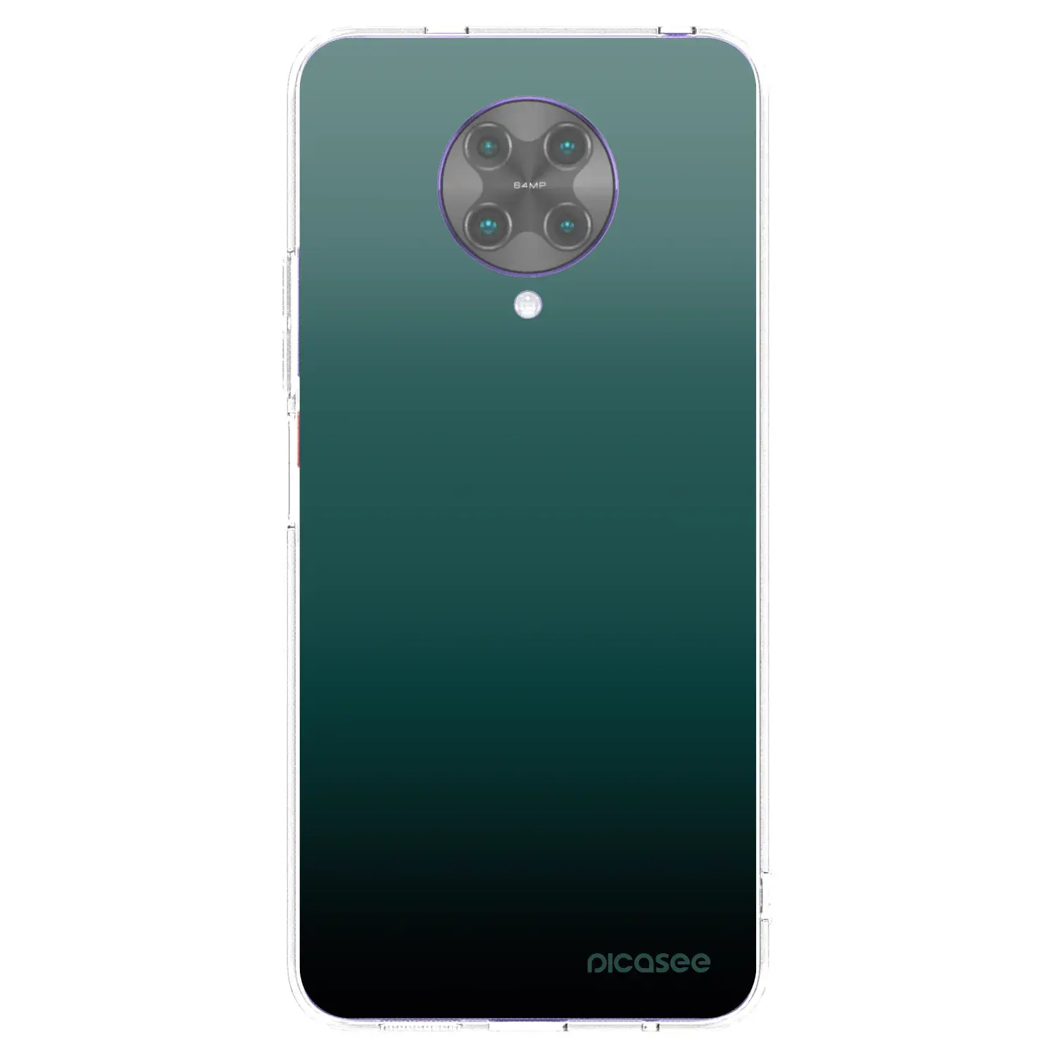 Silikonový průhledný obal pro Xiaomi Poco F2 Pro - Verdant Fade