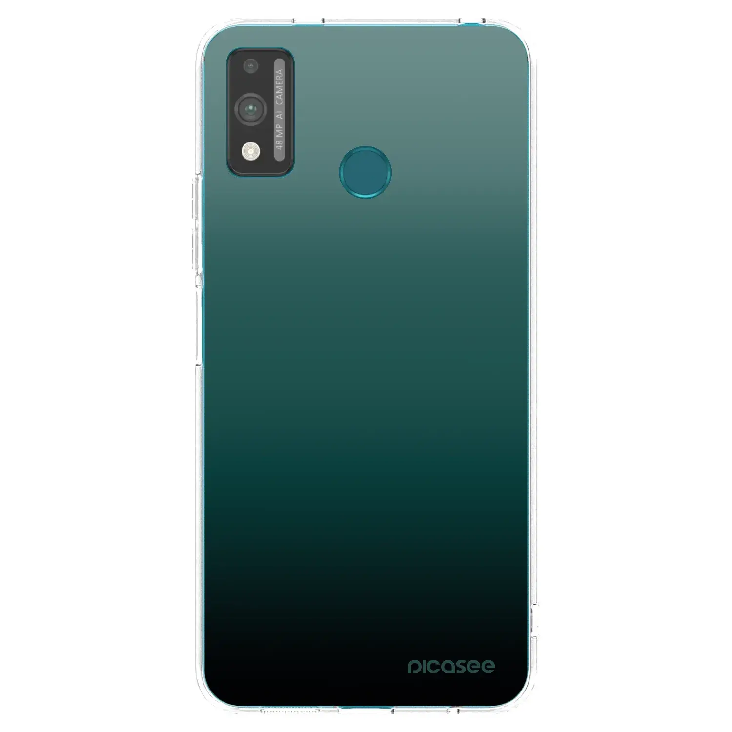 Silikonový průhledný obal pro Honor 9X Lite - Verdant Fade