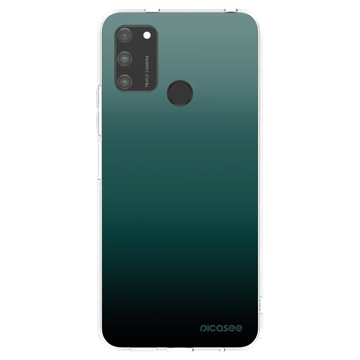 Silikonový průhledný obal pro Honor 9A - Verdant Fade