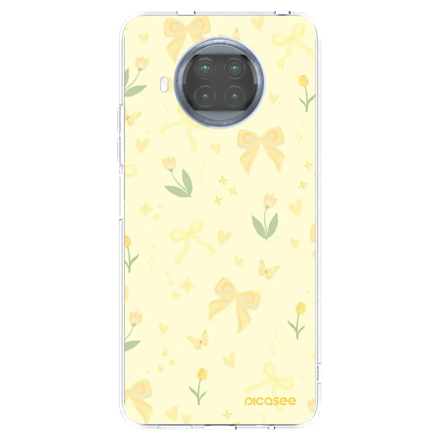 Silikonový průhledný obal pro Xiaomi Mi 10T Lite - Honey Blossom