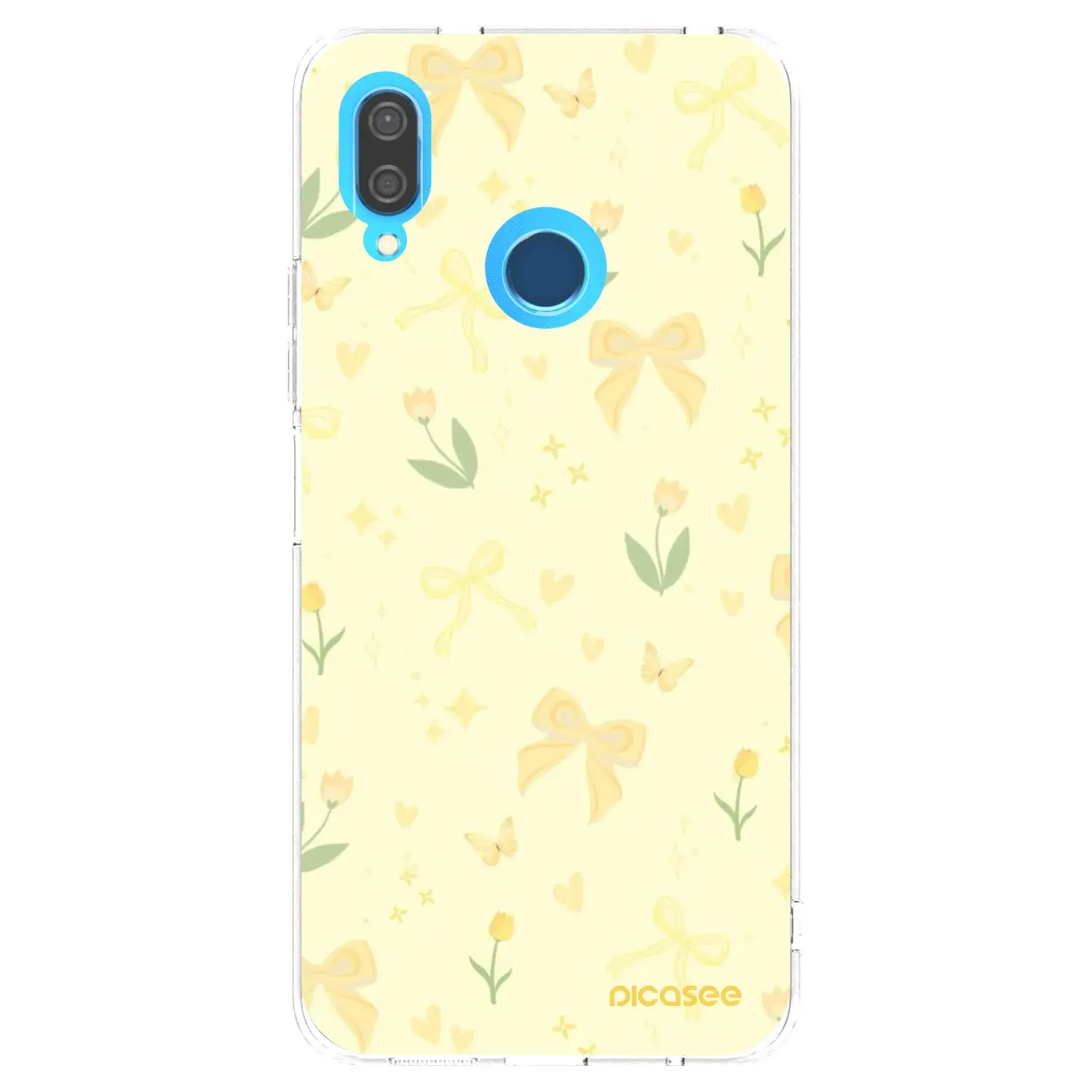Silikonový průhledný obal pro Huawei P20 Lite - Honey Blossom