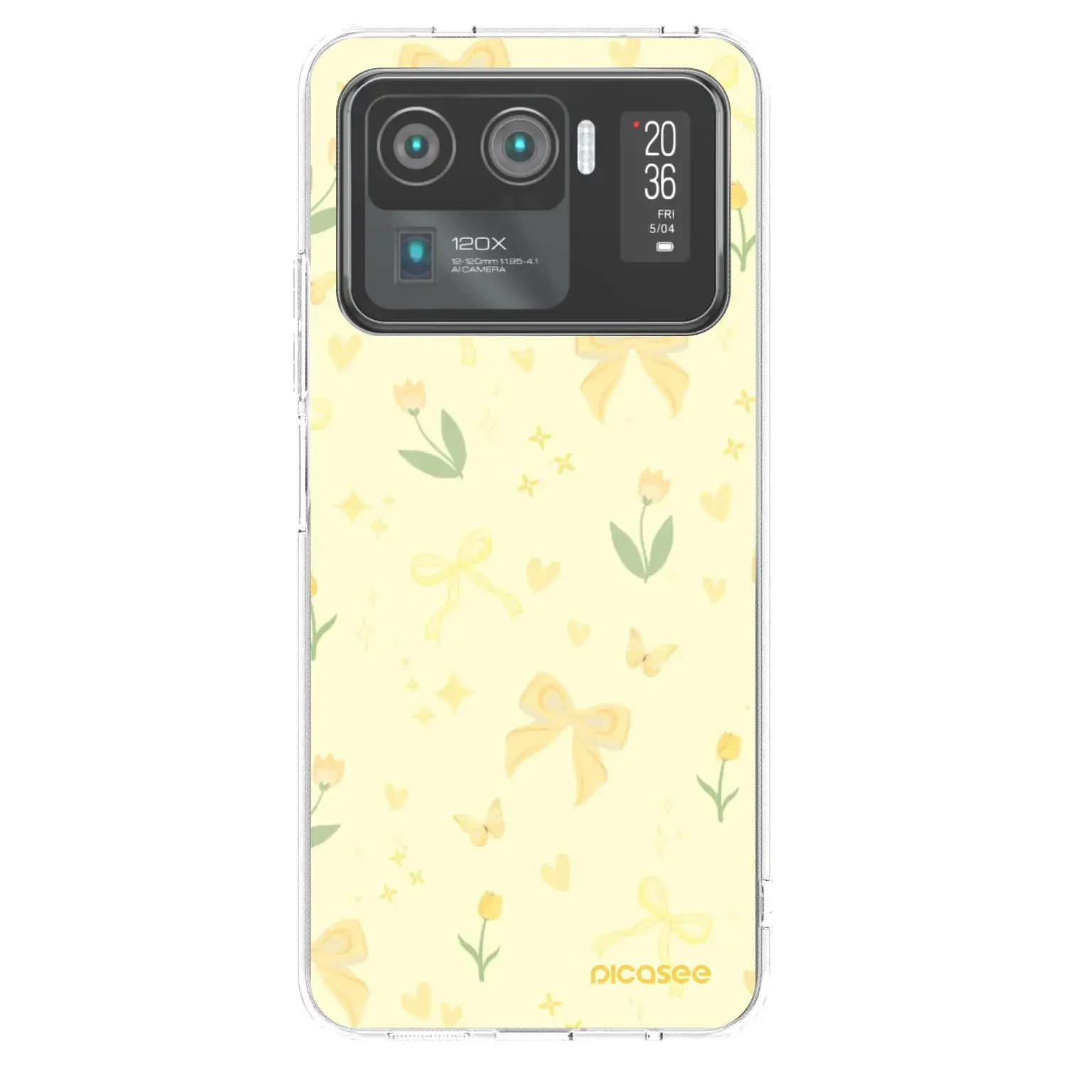 Silikonový průhledný obal pro Xiaomi Mi 11 Ultra - Honey Blossom