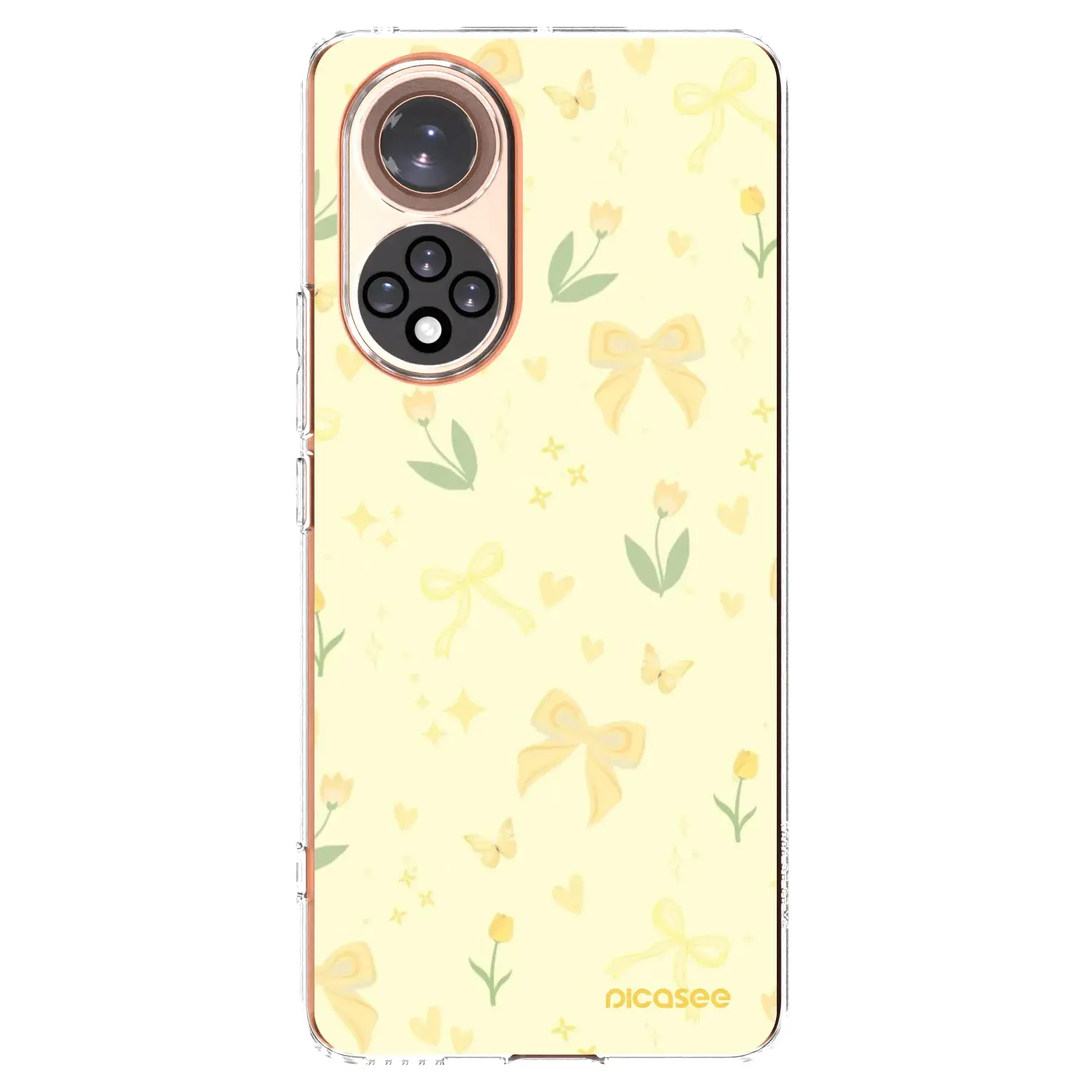 Silikonový průhledný obal pro Huawei Nova 9 - Honey Blossom