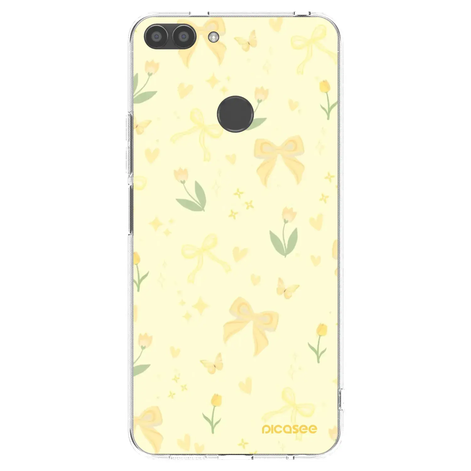 Silikonový průhledný obal pro Huawei P Smart - Honey Blossom