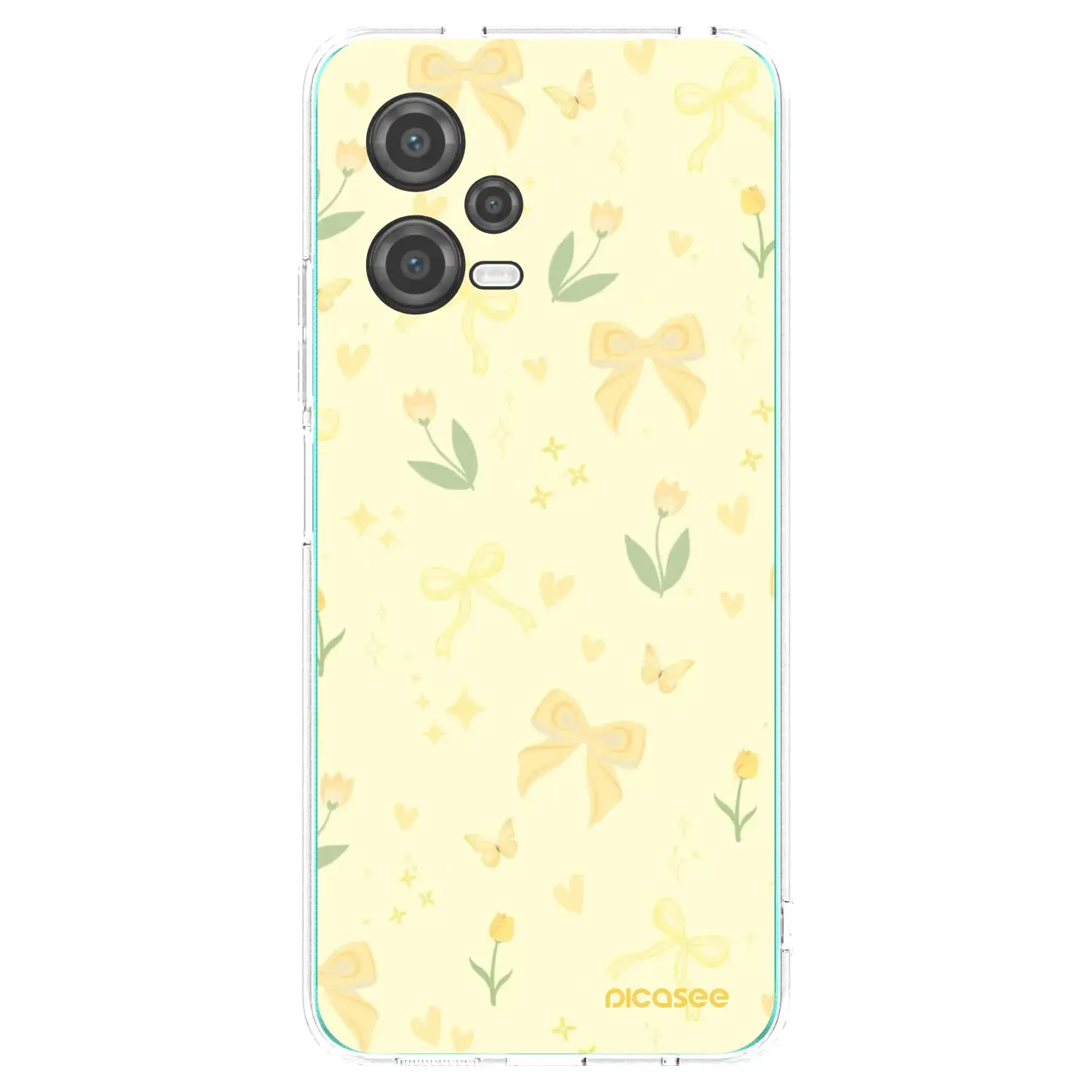 Silikonový průhledný obal pro Xiaomi Poco X5 - Honey Blossom