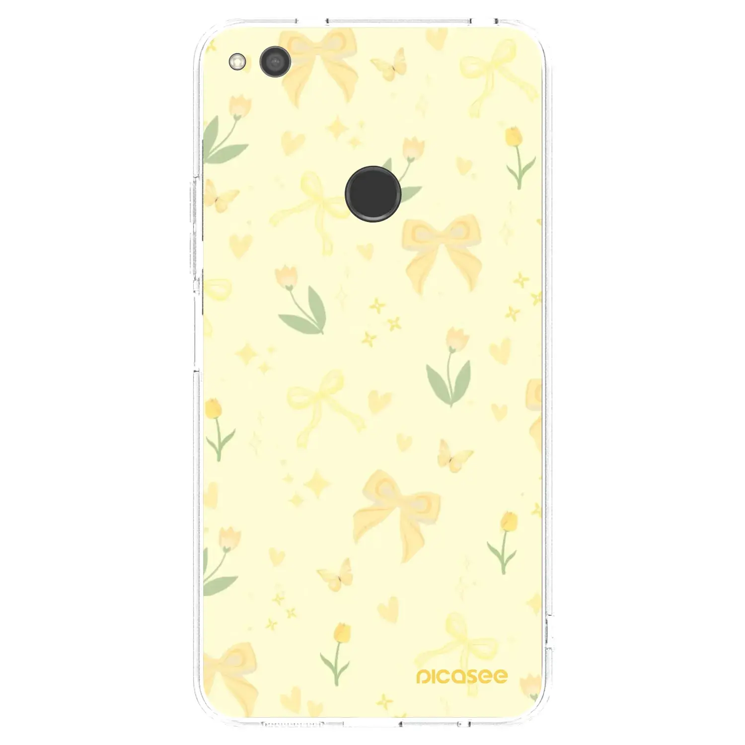 Silikonový průhledný obal pro Huawei P9 Lite 2017 - Honey Blossom
