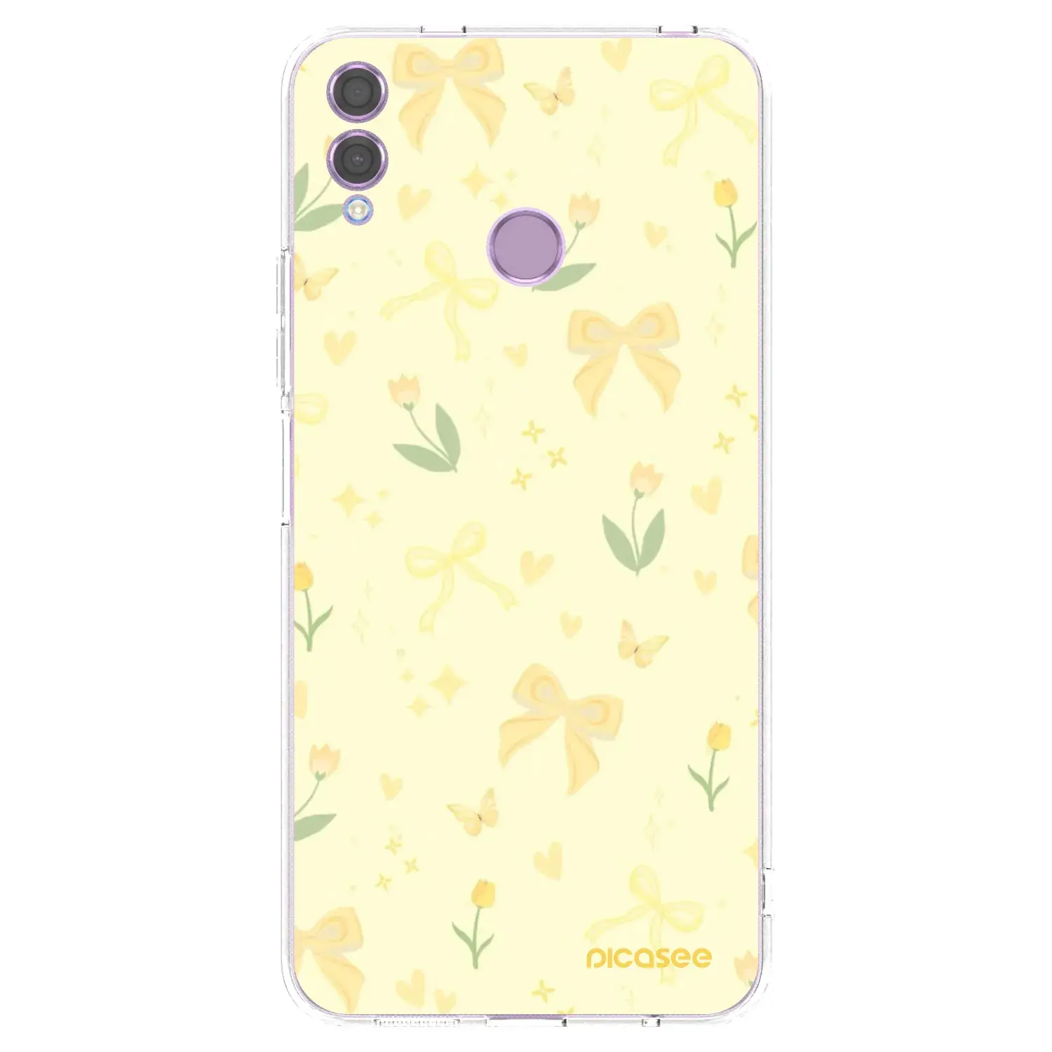 Silikonový průhledný obal pro Honor 8X - Honey Blossom
