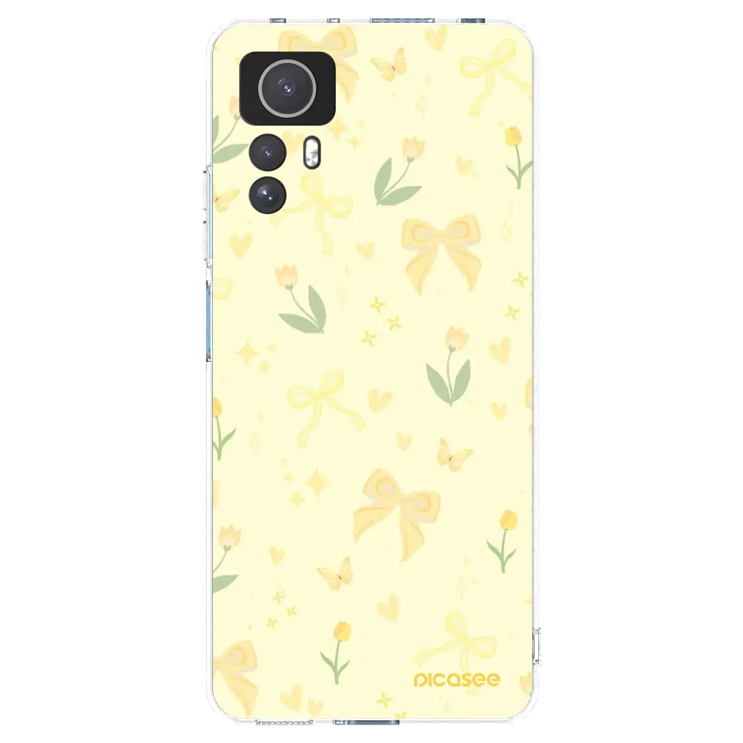Silikonový průhledný obal pro Xiaomi Redmi Note 12S - Honey Blossom