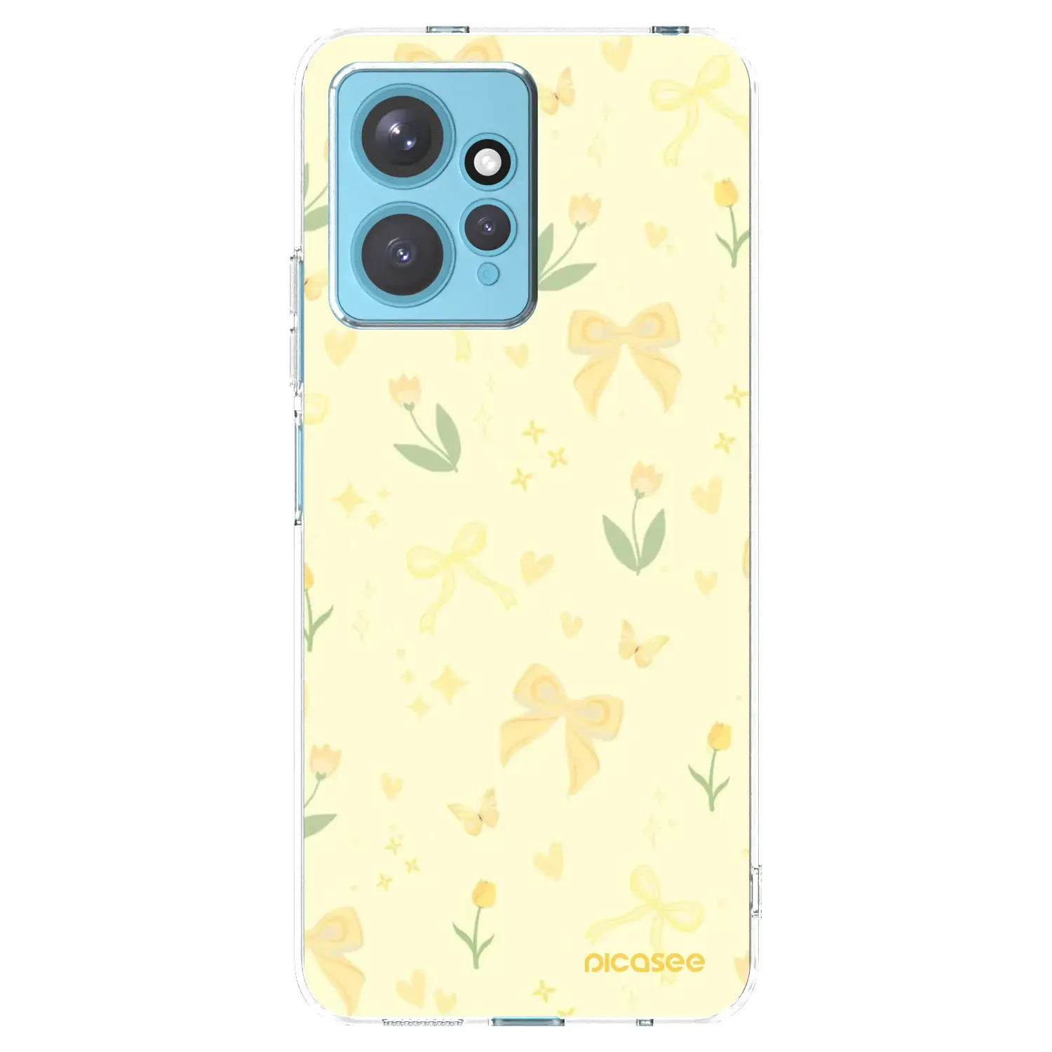 Silikonový průhledný obal pro Xiaomi Redmi Note 12 4G - Honey Blossom