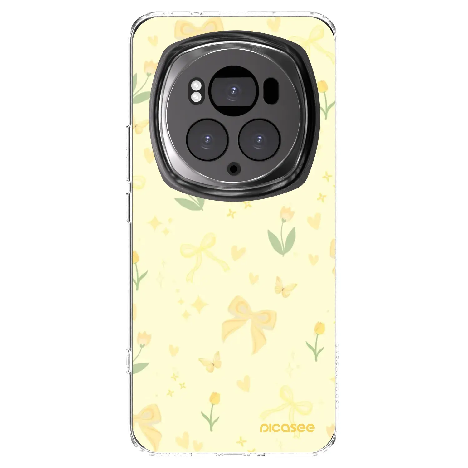 Silikonový průhledný obal pro Honor Magic6 Pro - Honey Blossom